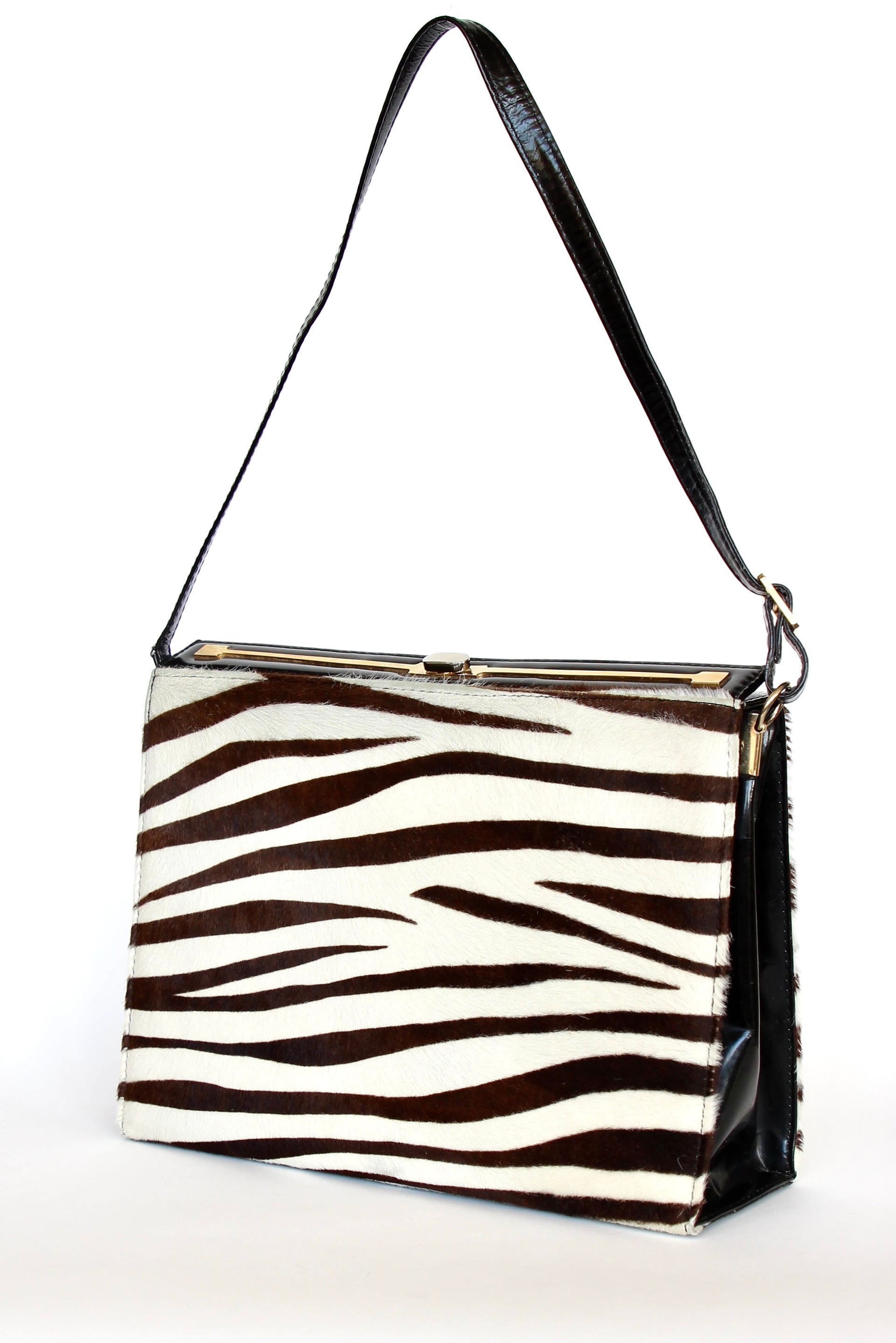 1960s 1970s Vintage Leather Shoulder Bag//Danish Design