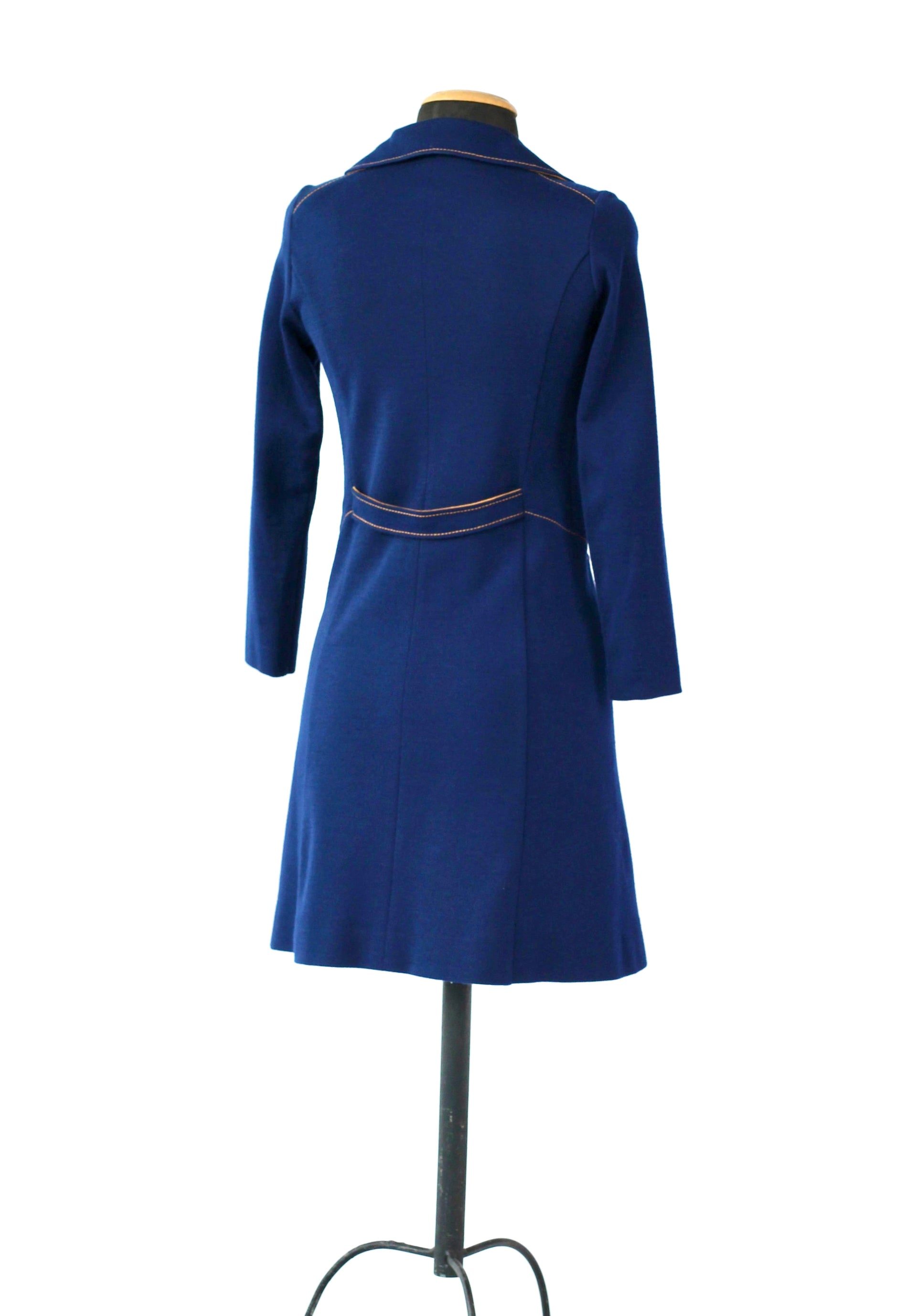 1960s Vintage Wool Mod Dress//Size M