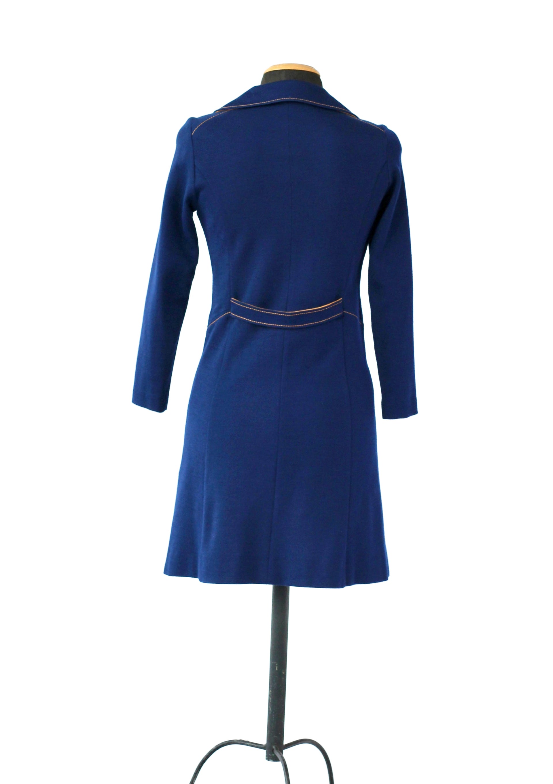 1960s Vintage Wool Mod Dress//Size M