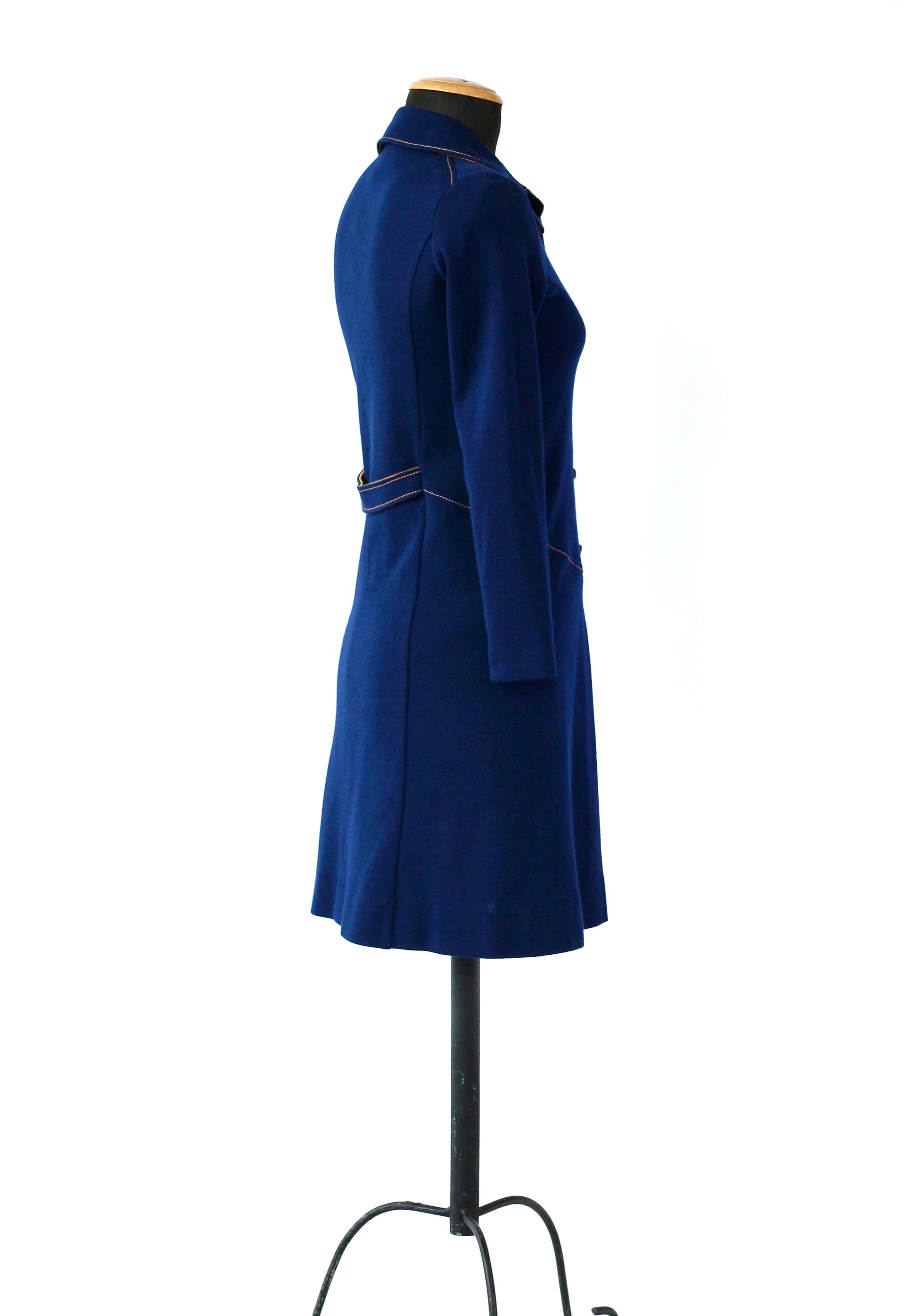 1960s Vintage Wool Mod Dress//Size M