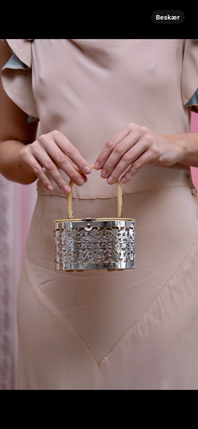 1950s Lucite Metal Box Handbag