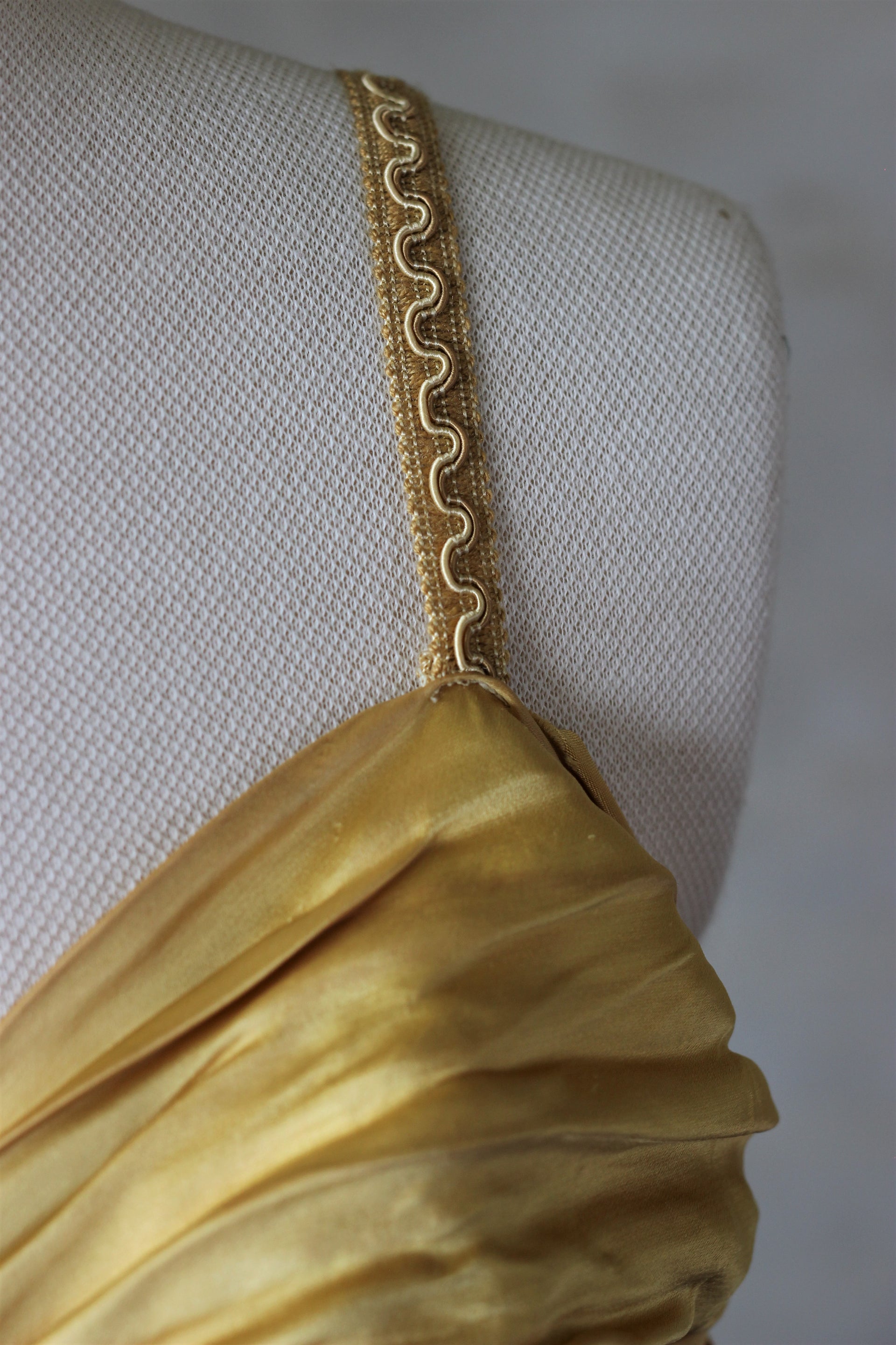 1950s Yellow Lace Dress