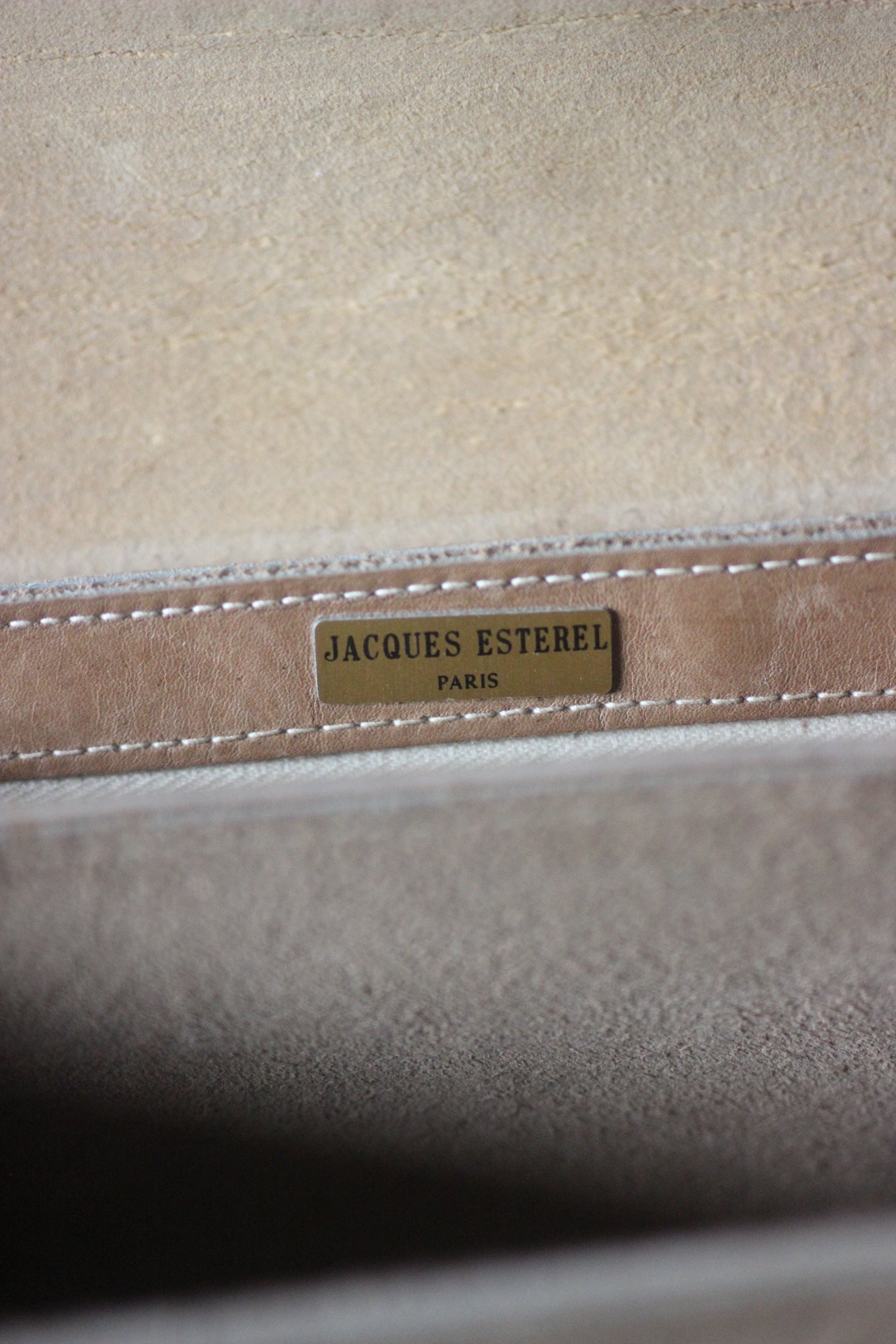 1960s Brown Shoulder Bag From Paris