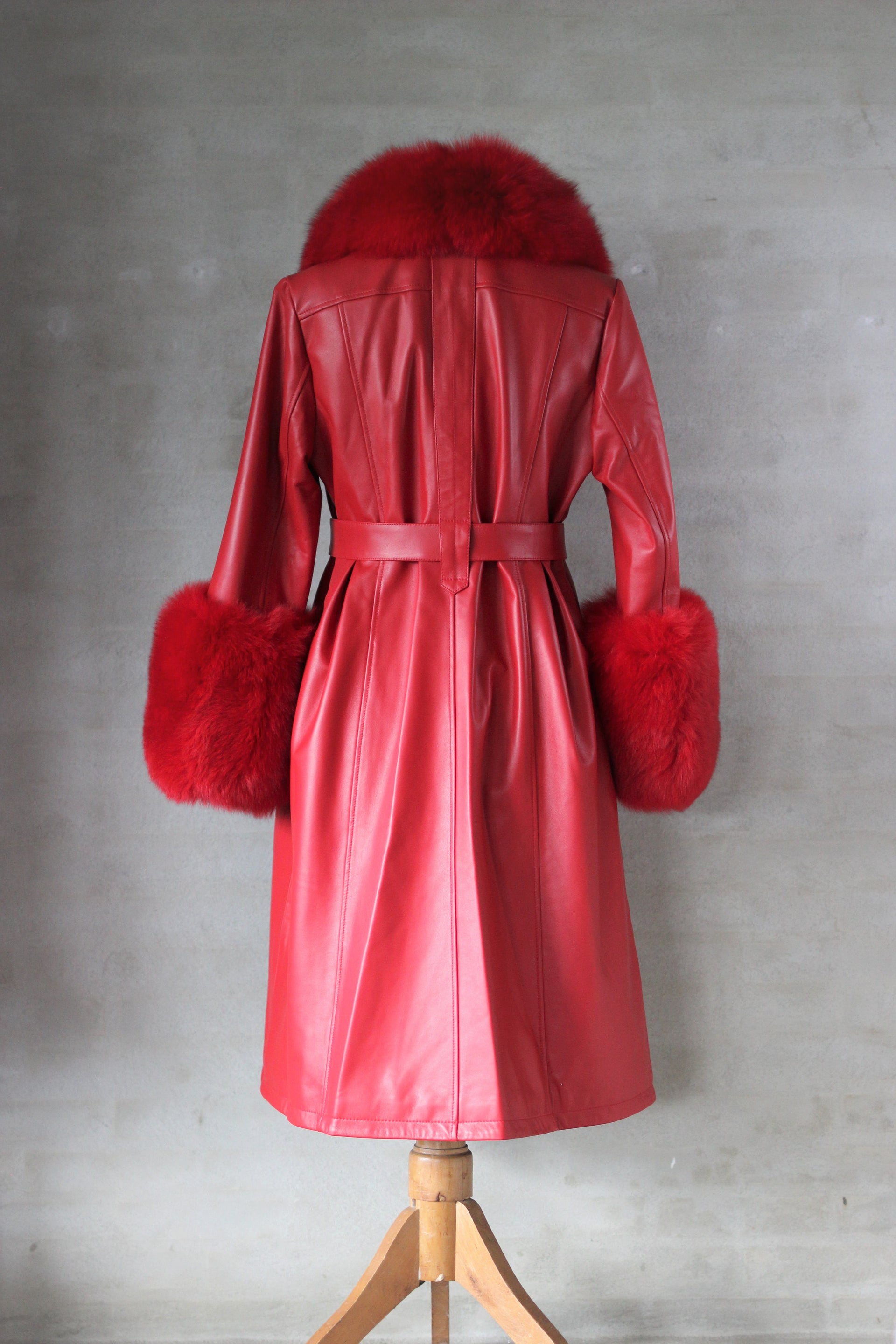 AGNES Red Trench Coat PRE-ORDER