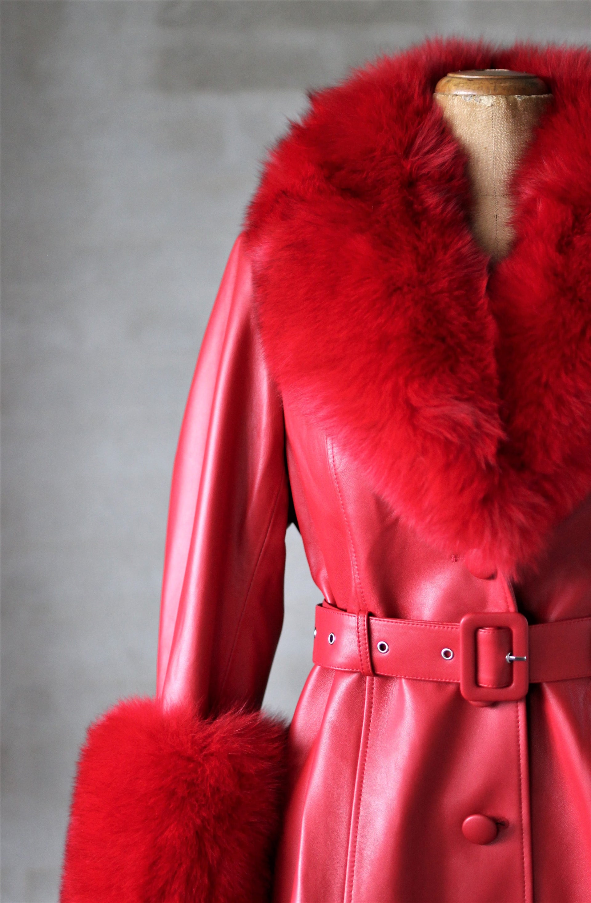 AGNES Red Trench Coat PRE-ORDER