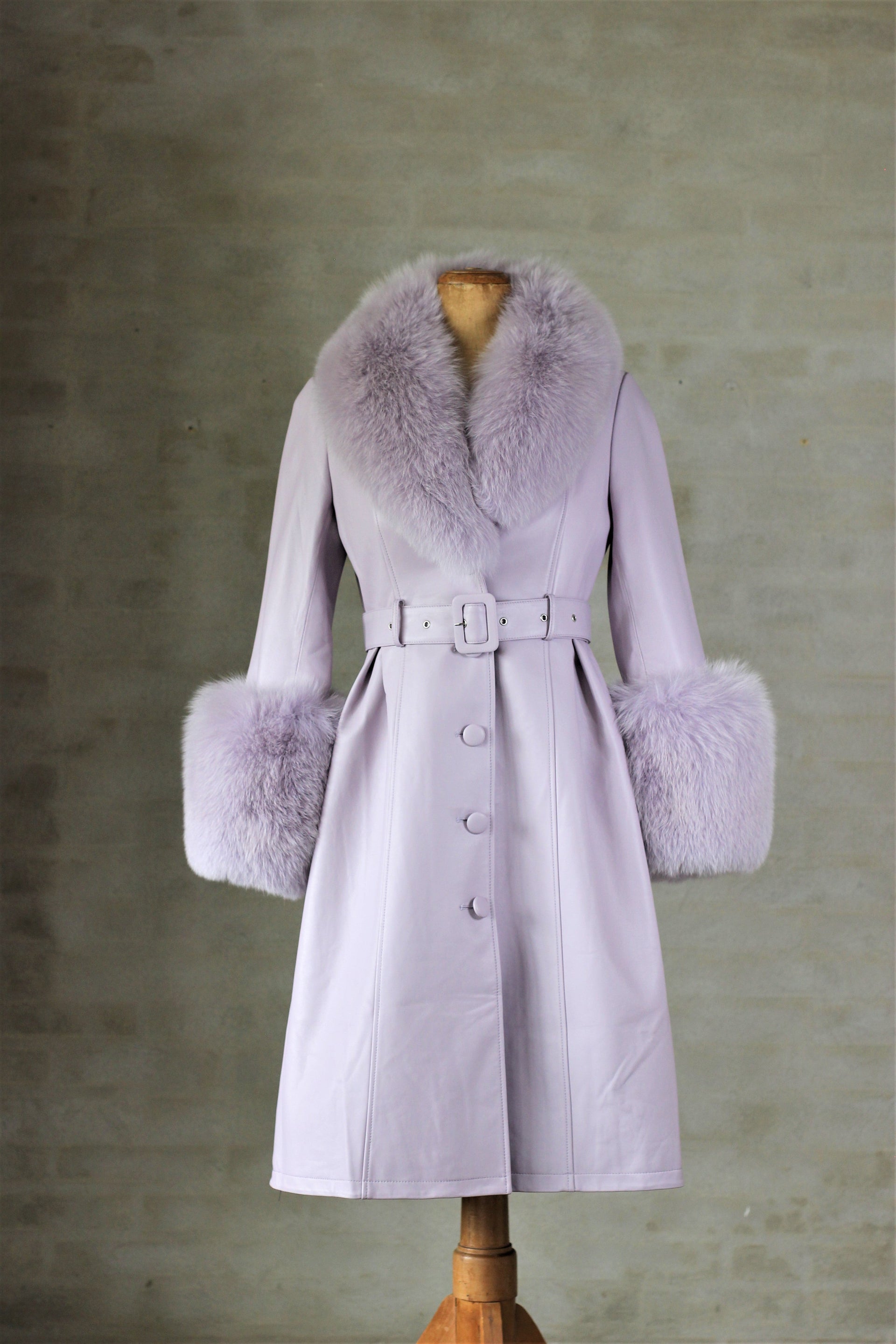 ALBERTE Purple Trench Coat PRE-ORDER