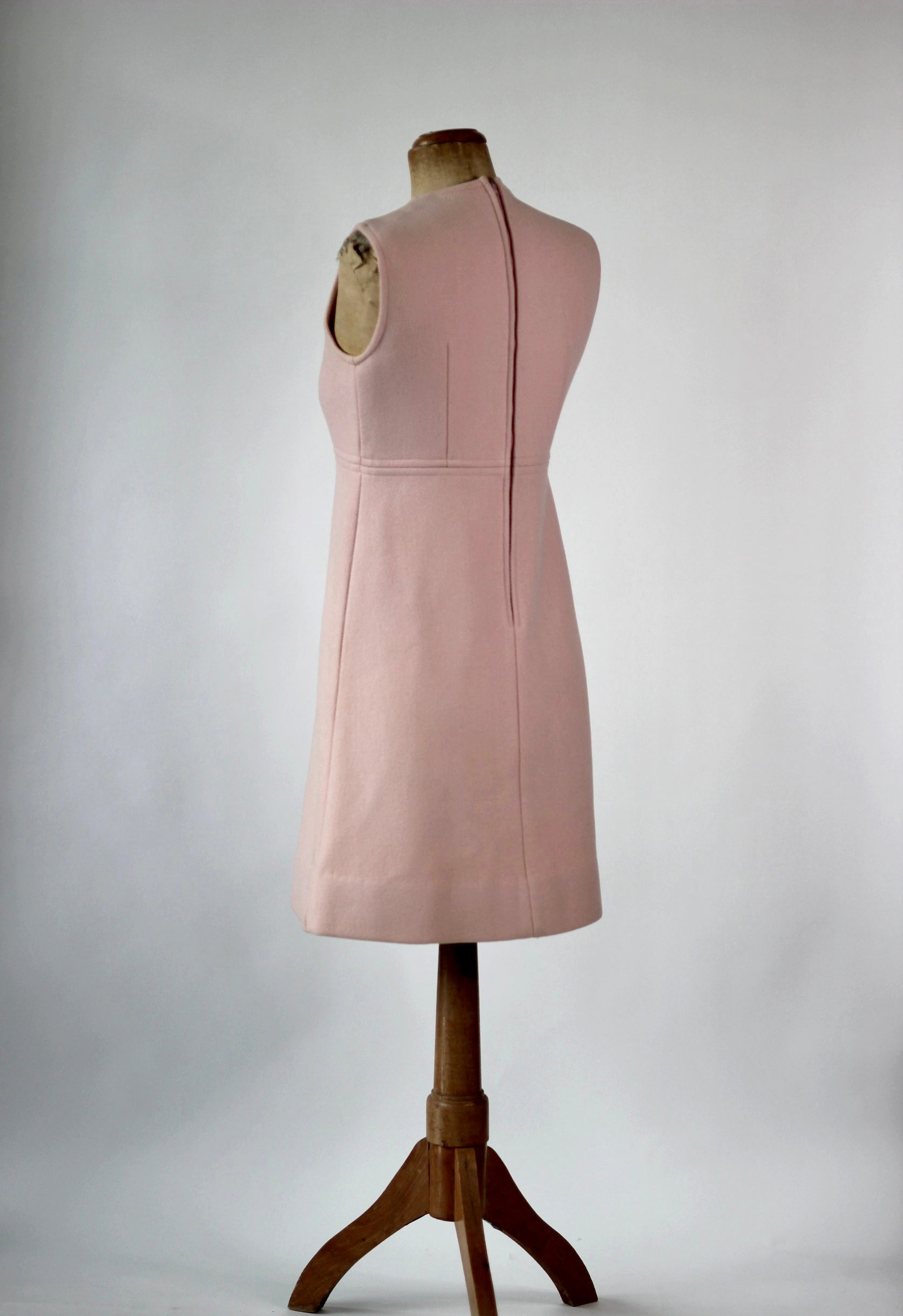 1960s Pink Wool Dress and Coat by Lanz// Size S/M