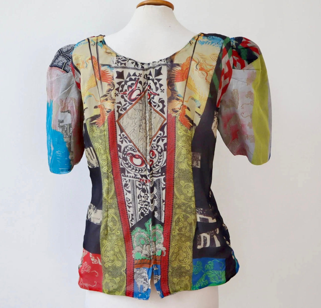 Vintage Handmade One of A Kind Top/Blouse // Size M