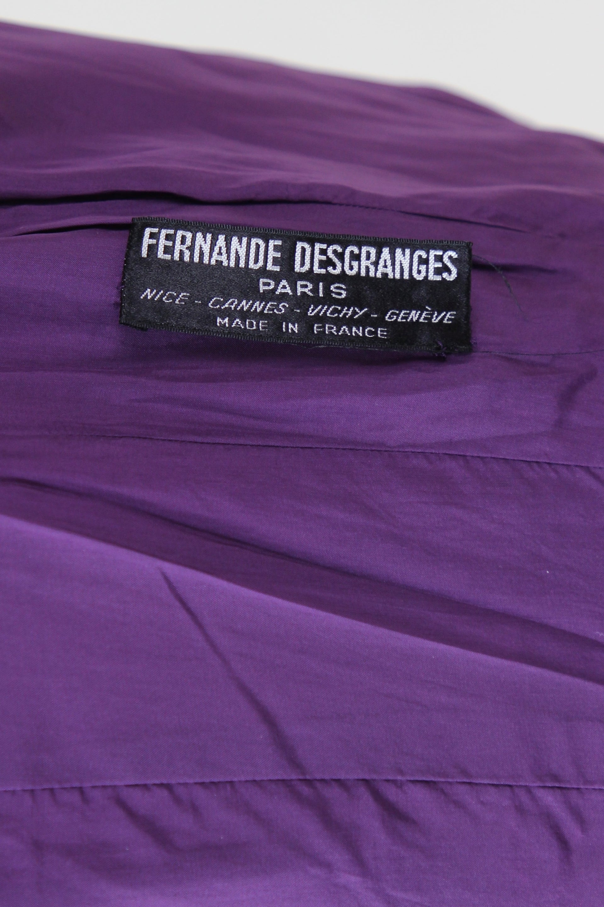1960s Vintage Purple Mod Wool Coat // Size M