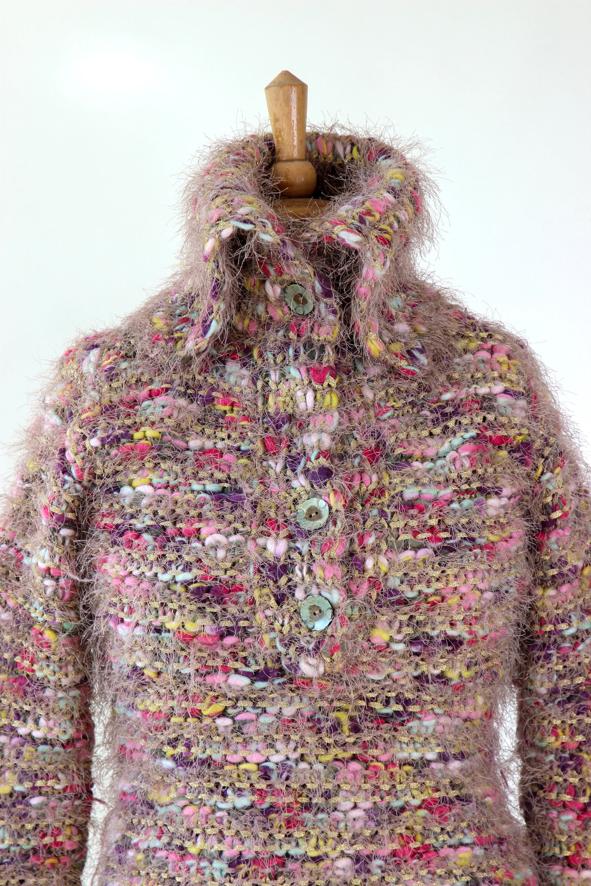 Vintage Wool Knit with Large Collar // Munthe plus Simonsen // Size S/M