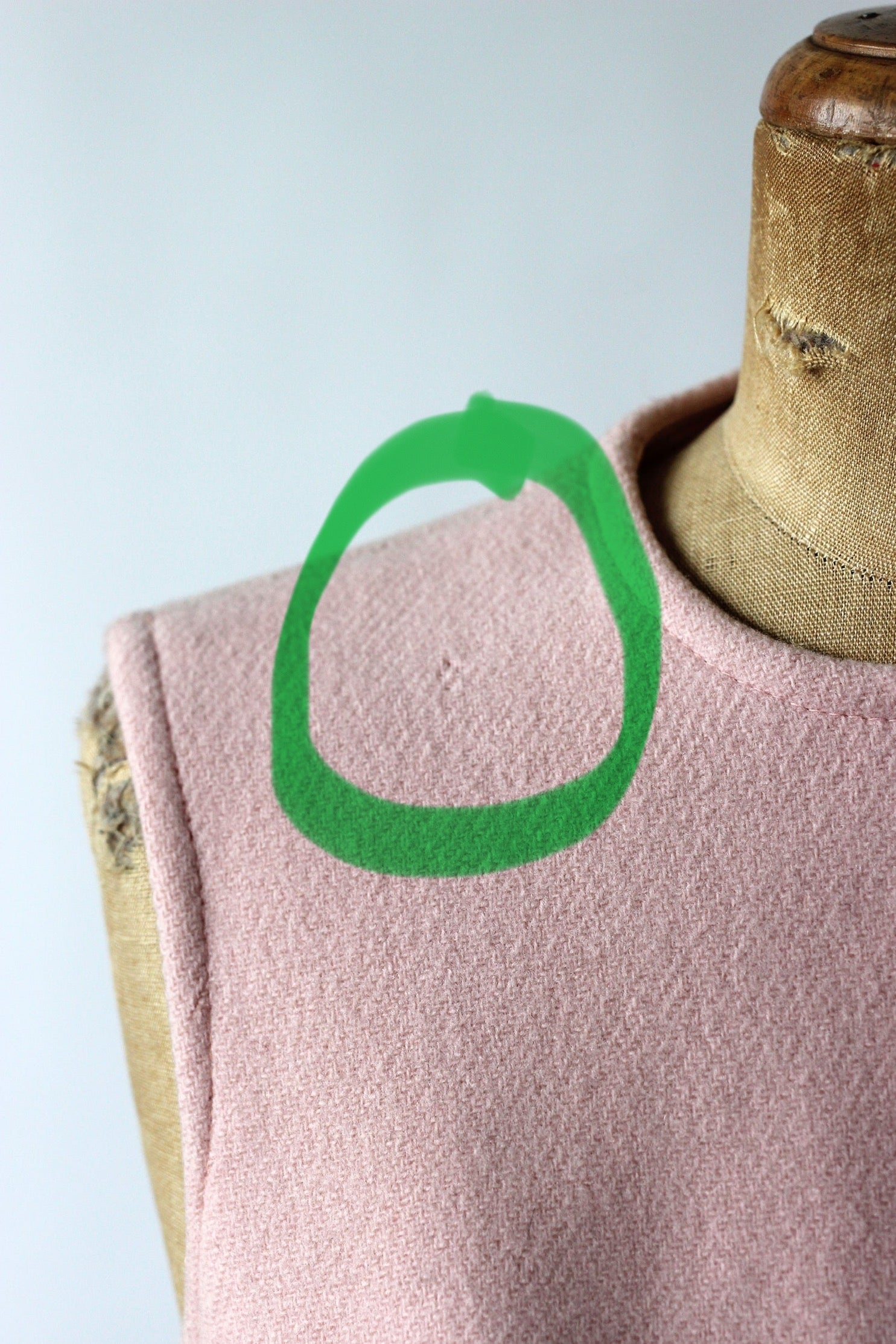 1960s Pink Wool Dress and Coat by Lanz// Size S/M