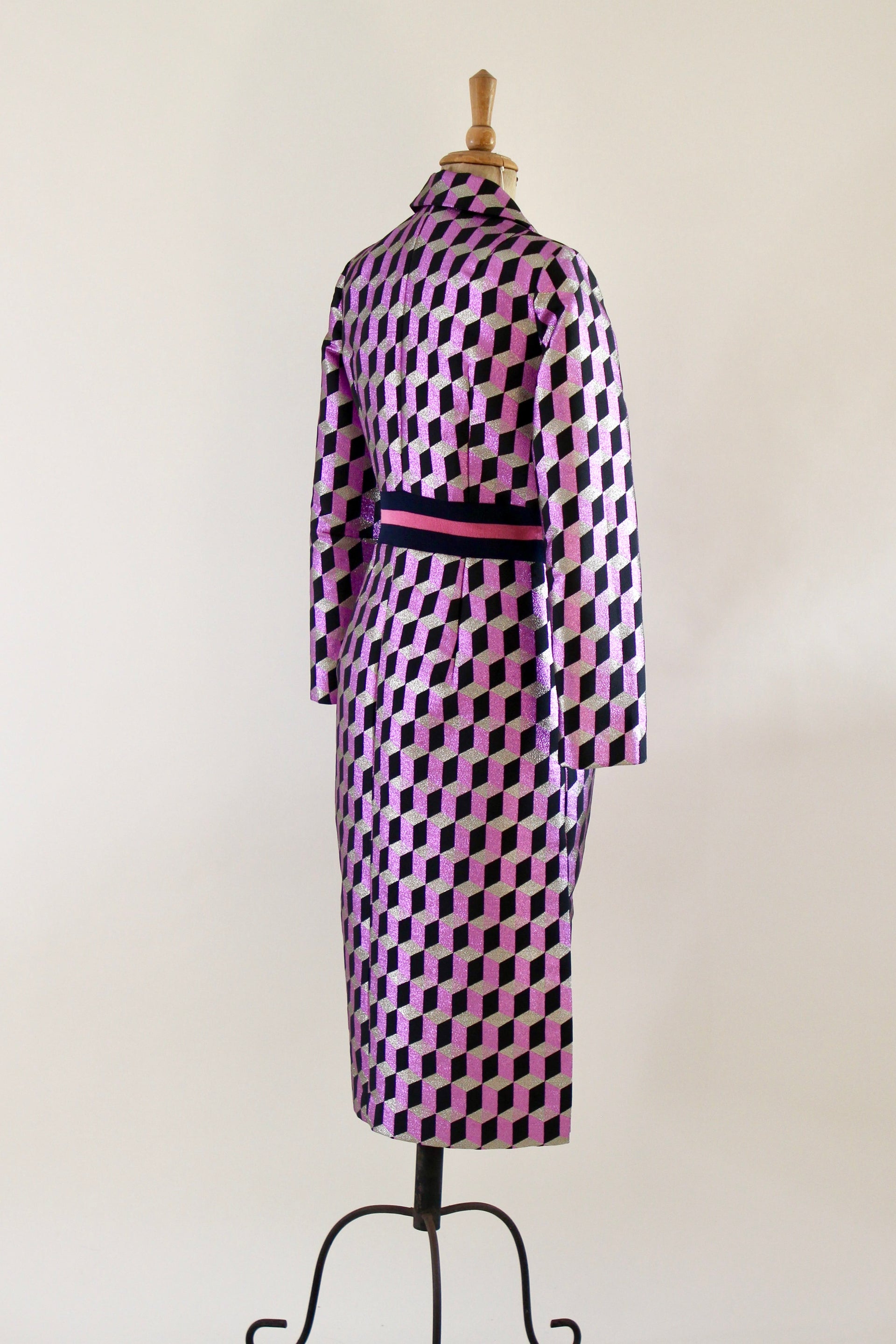 Emily in Paris Metallic Coat // Danish Design // Size S/M
