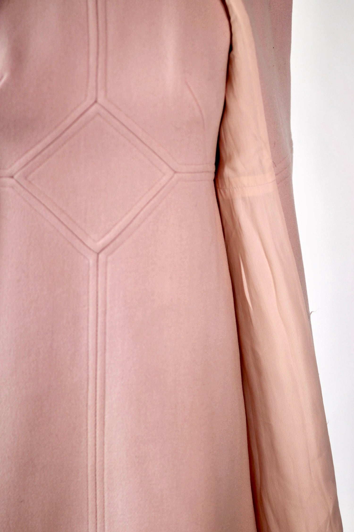 1960s Pink Wool Dress and Coat by Lanz// Size S/M