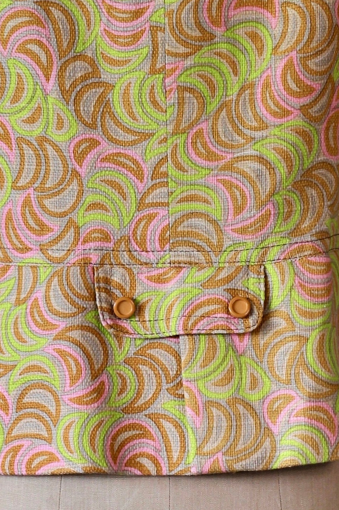 1960s Psychedelic Vintage Jacket//Frabon//Size M/L