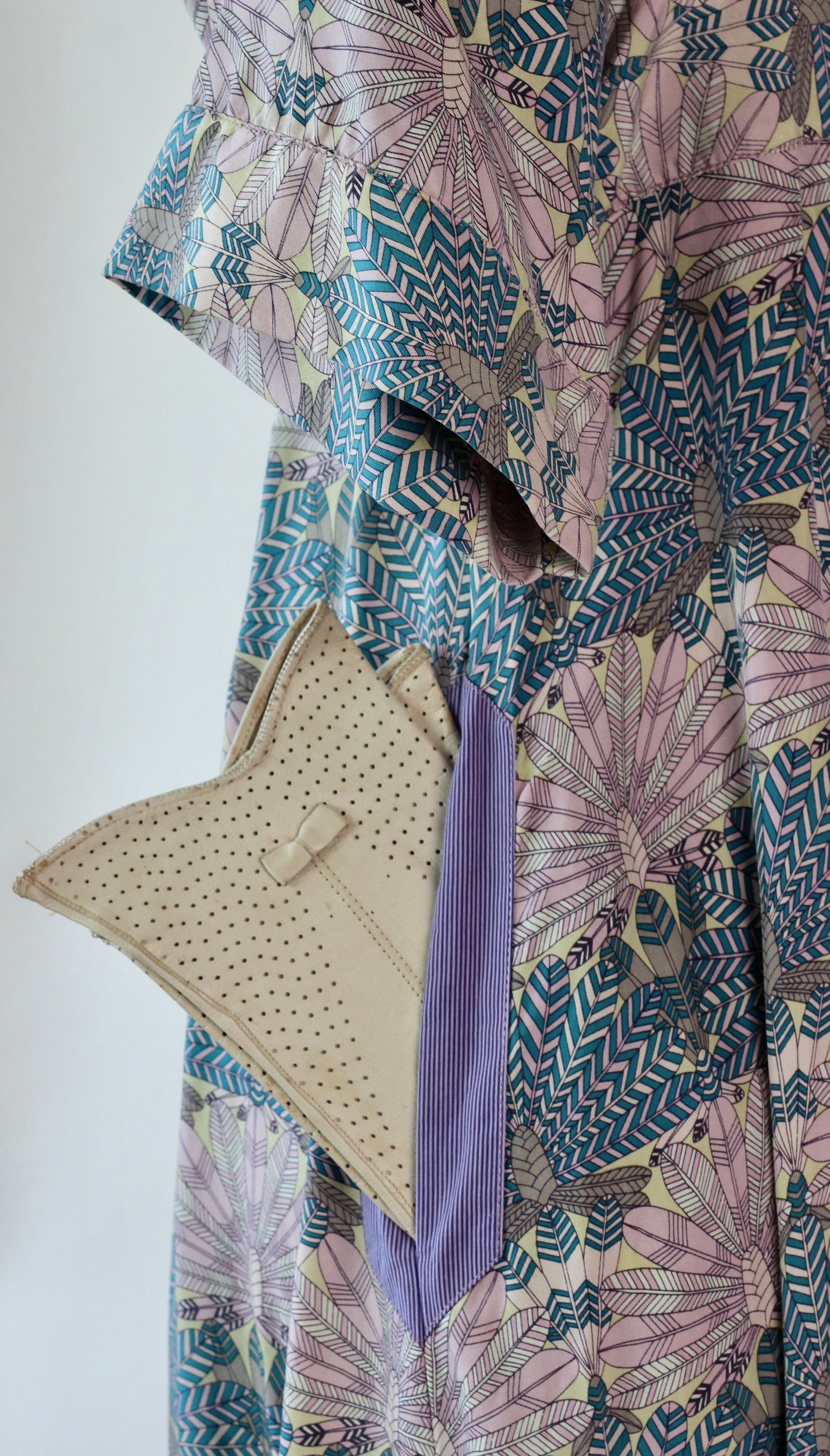 Y2K Purple Maxi Silk Dress//Danish Design//Size L