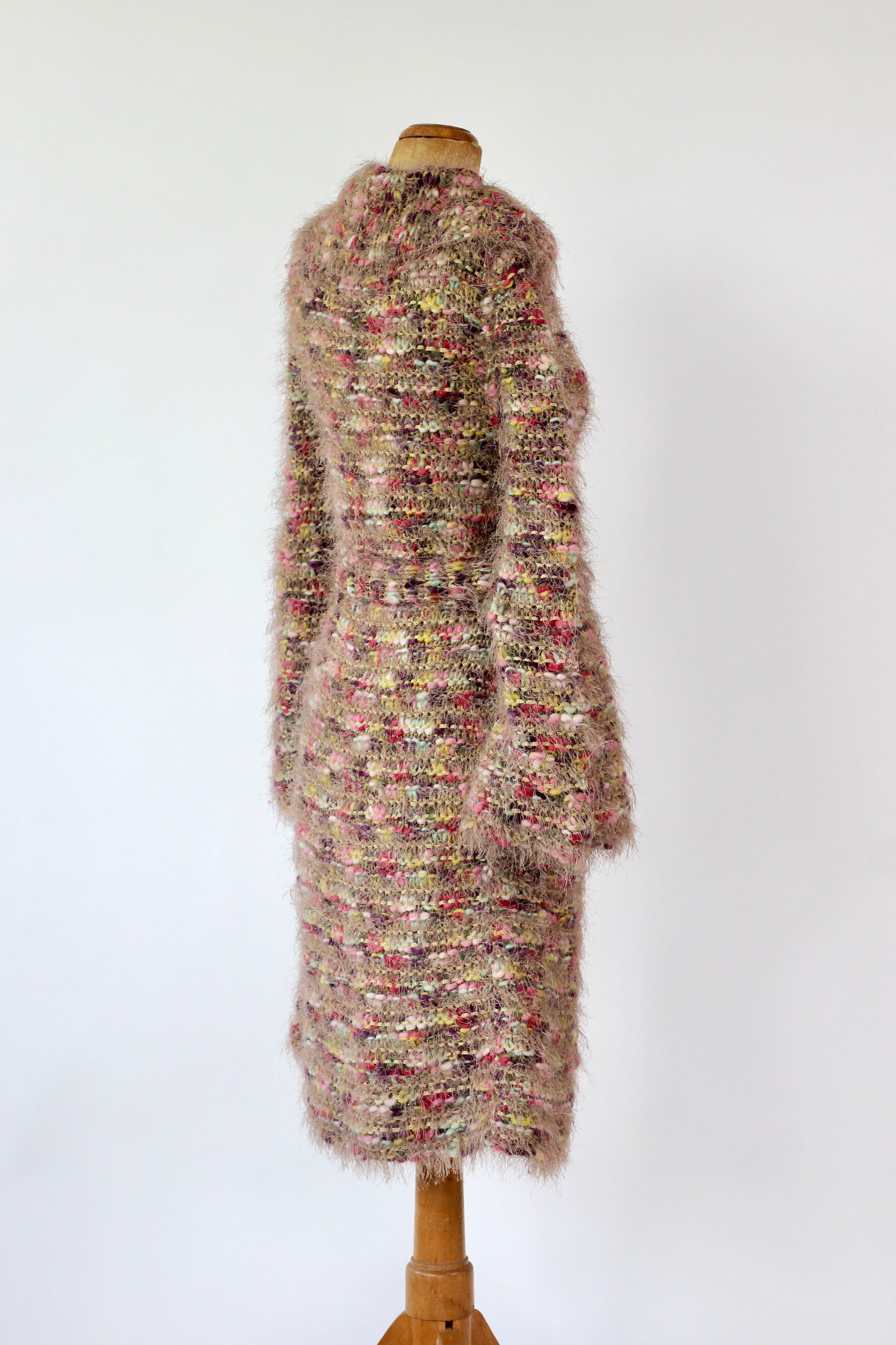 Y2K Vintage Long Wool Cardigan // Size S