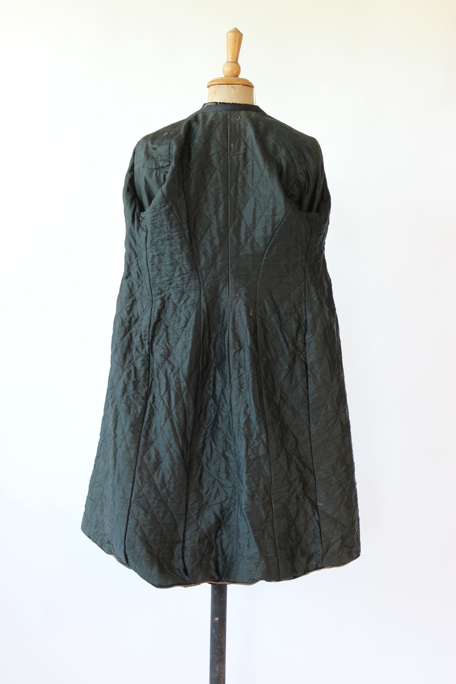 Antique Blue Velvet Coat // Size XS/S