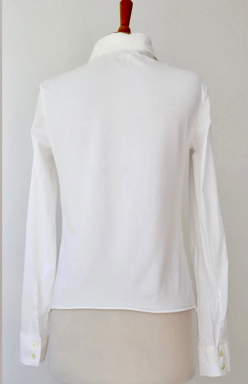 Vintage Broderie Anglaise White Blouse/Shirt // Size S/M