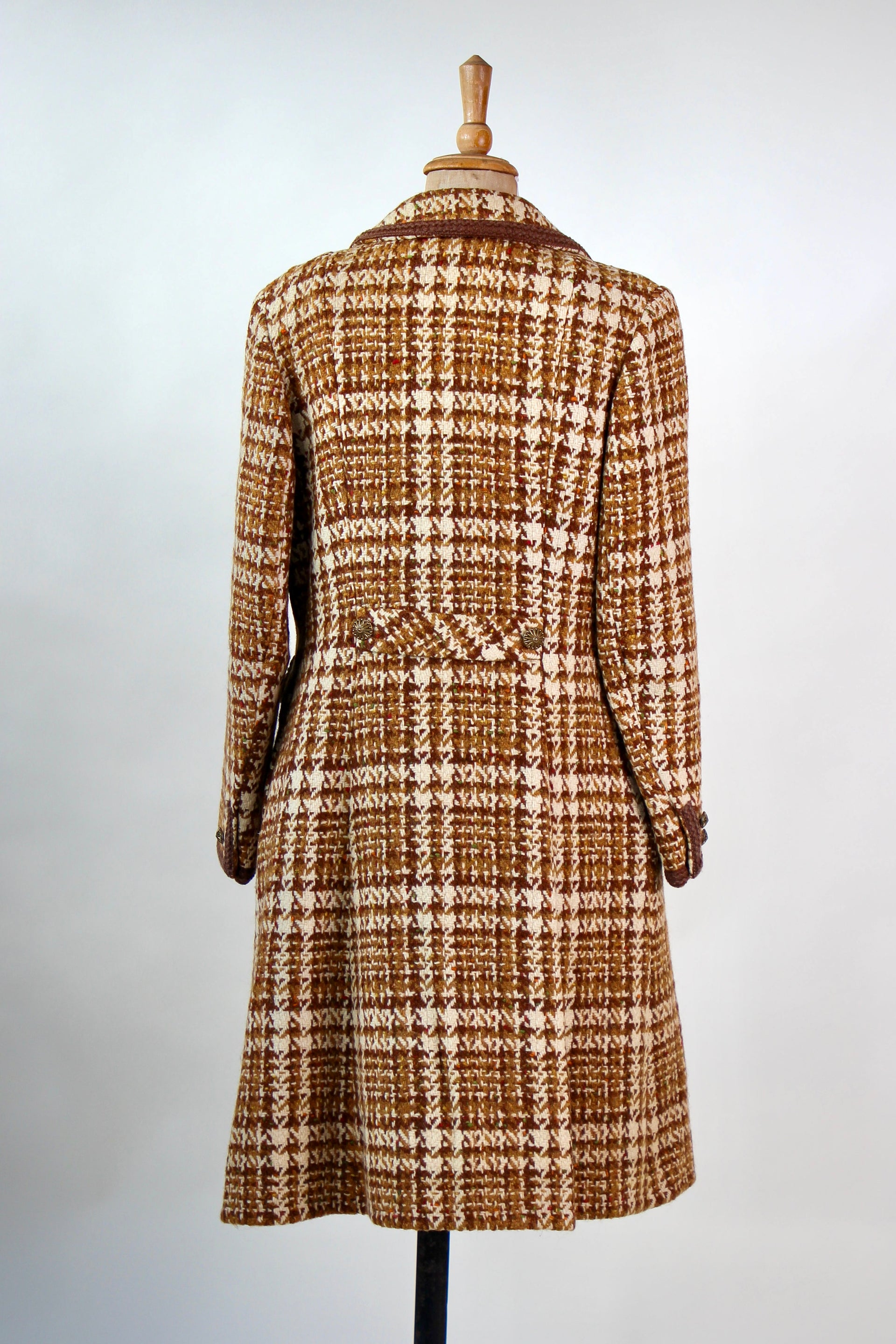 1960s Designer Wool Mod Coat // Size M