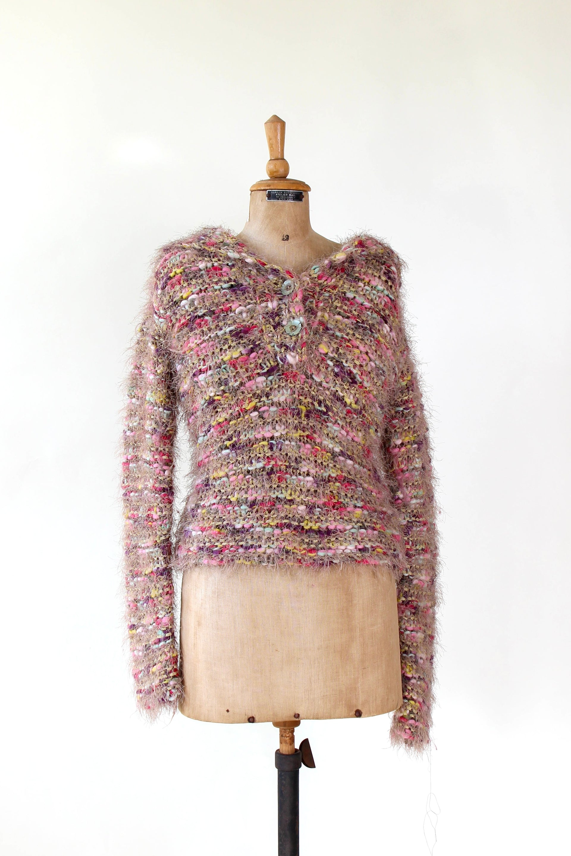Vintage Wool Knit with Large Collar // Munthe plus Simonsen // Size S/M