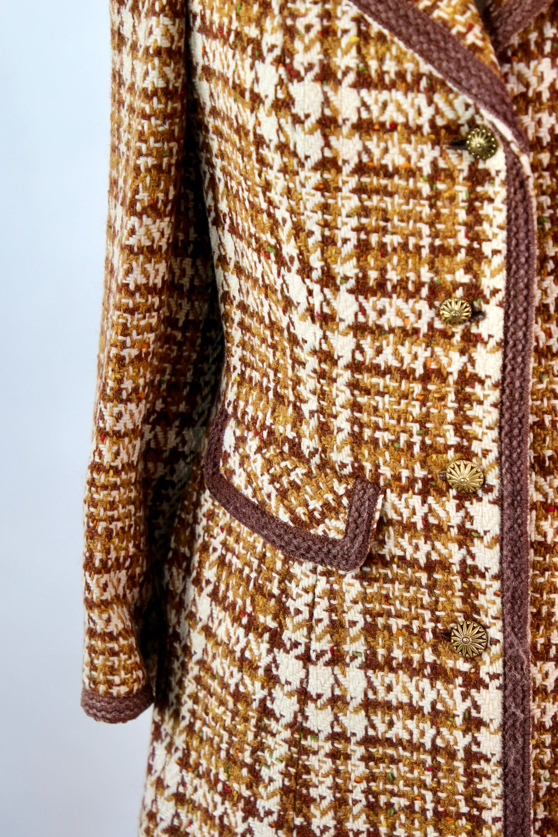 1960s Designer Wool Mod Coat // Size M