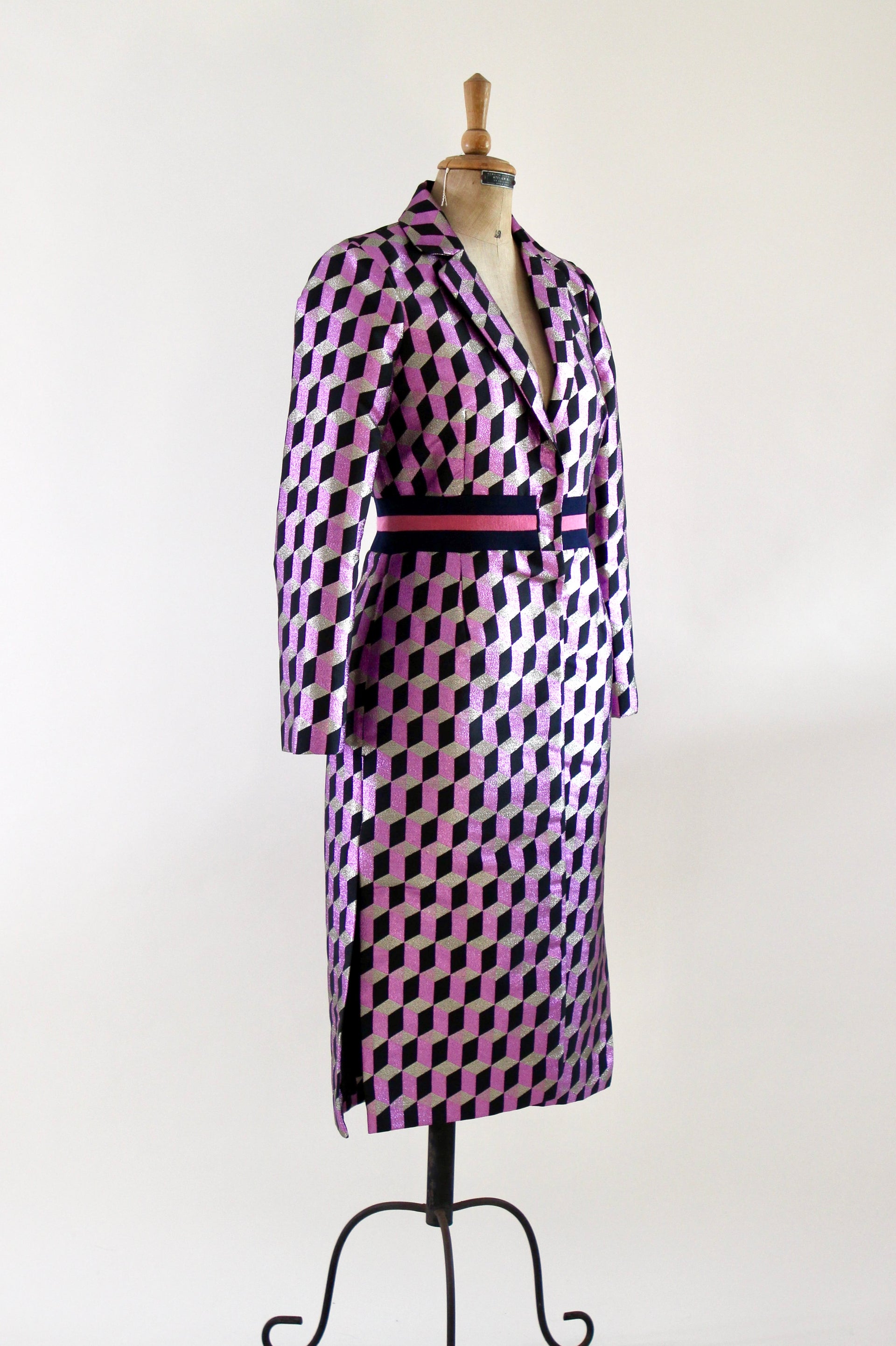 Emily in Paris Metallic Coat // Danish Design // Size S/M