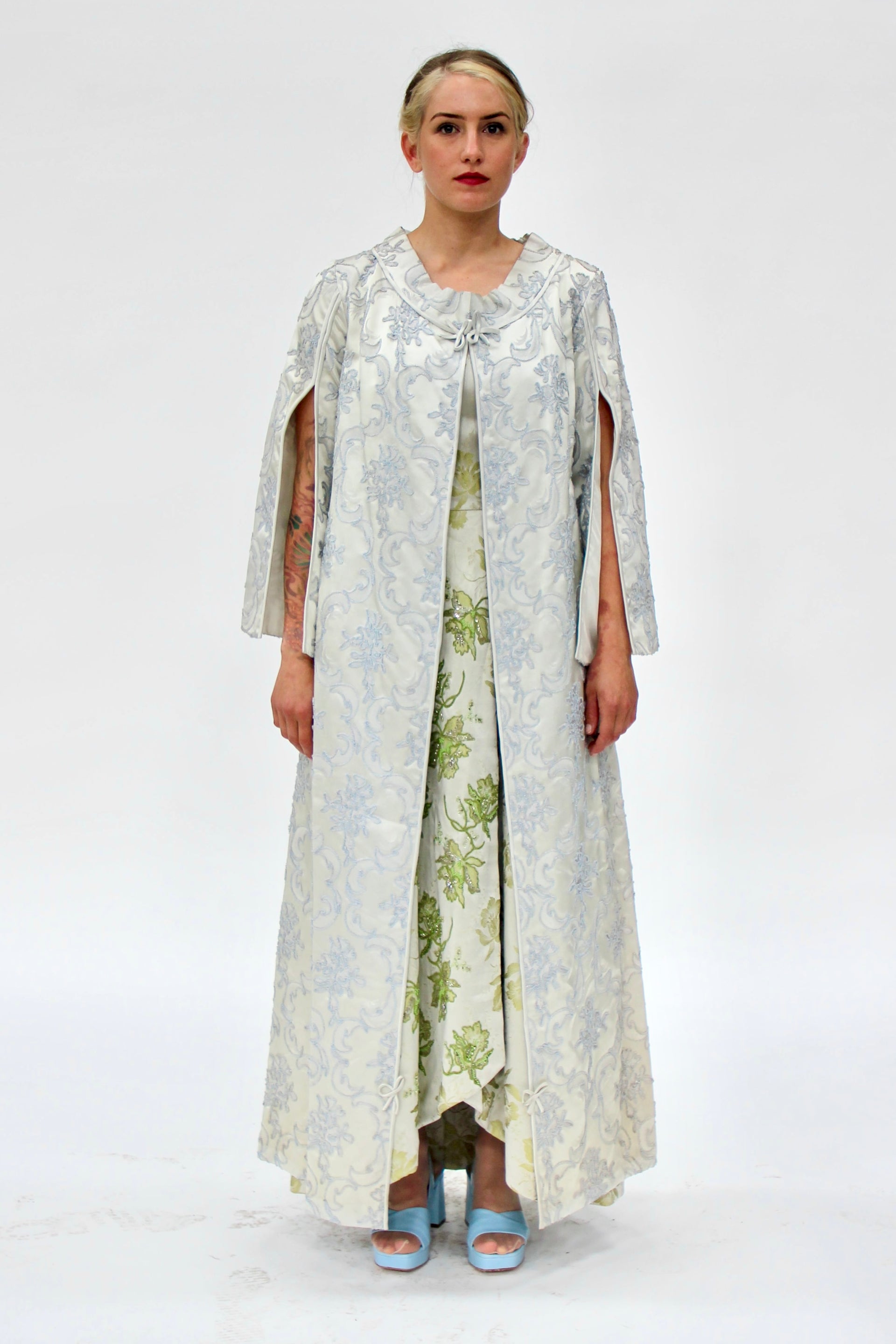 1960s Vintage Brocade Kimono // Size M/L
