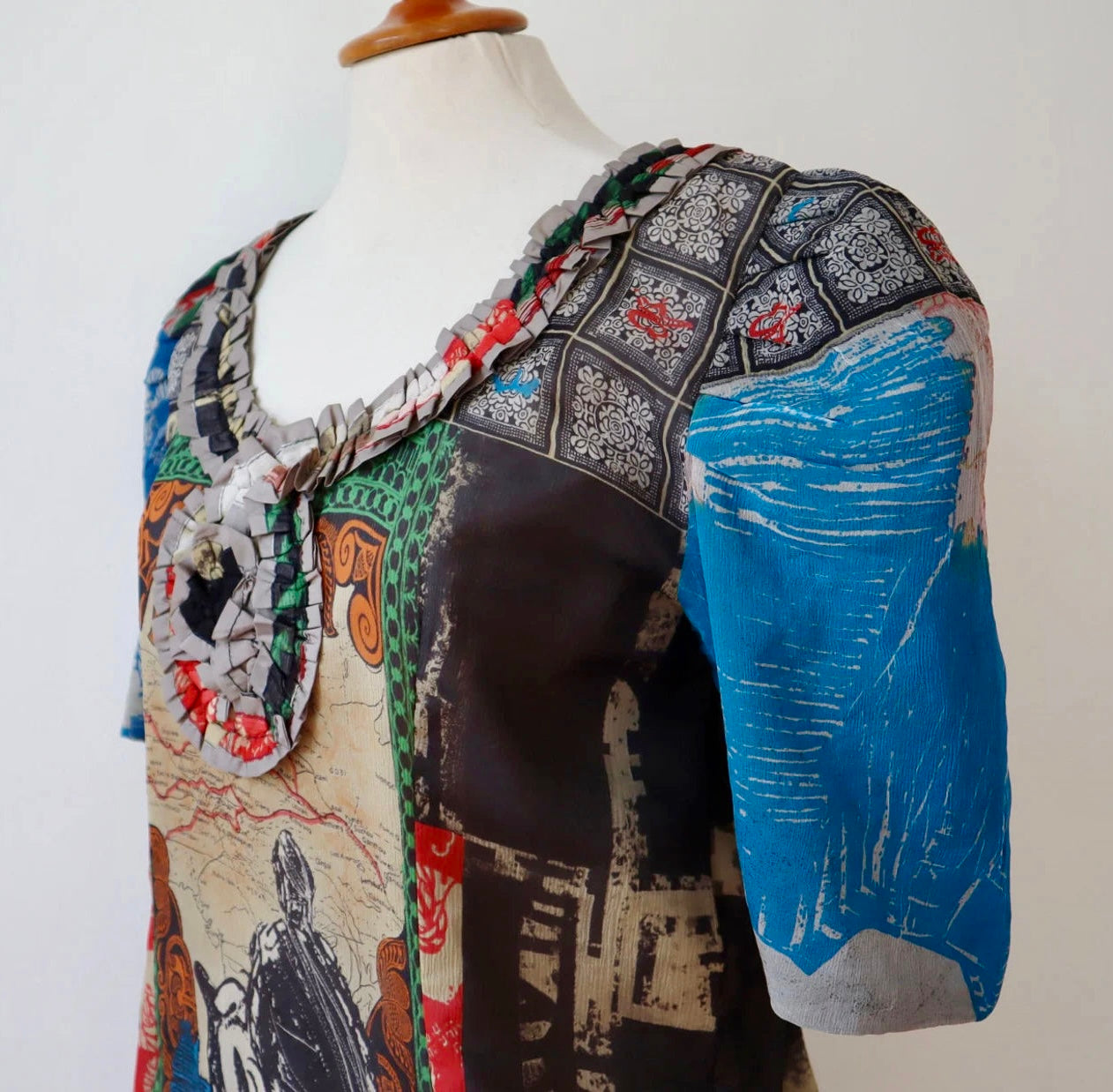Vintage Handmade One of A Kind Top/Blouse // Size M