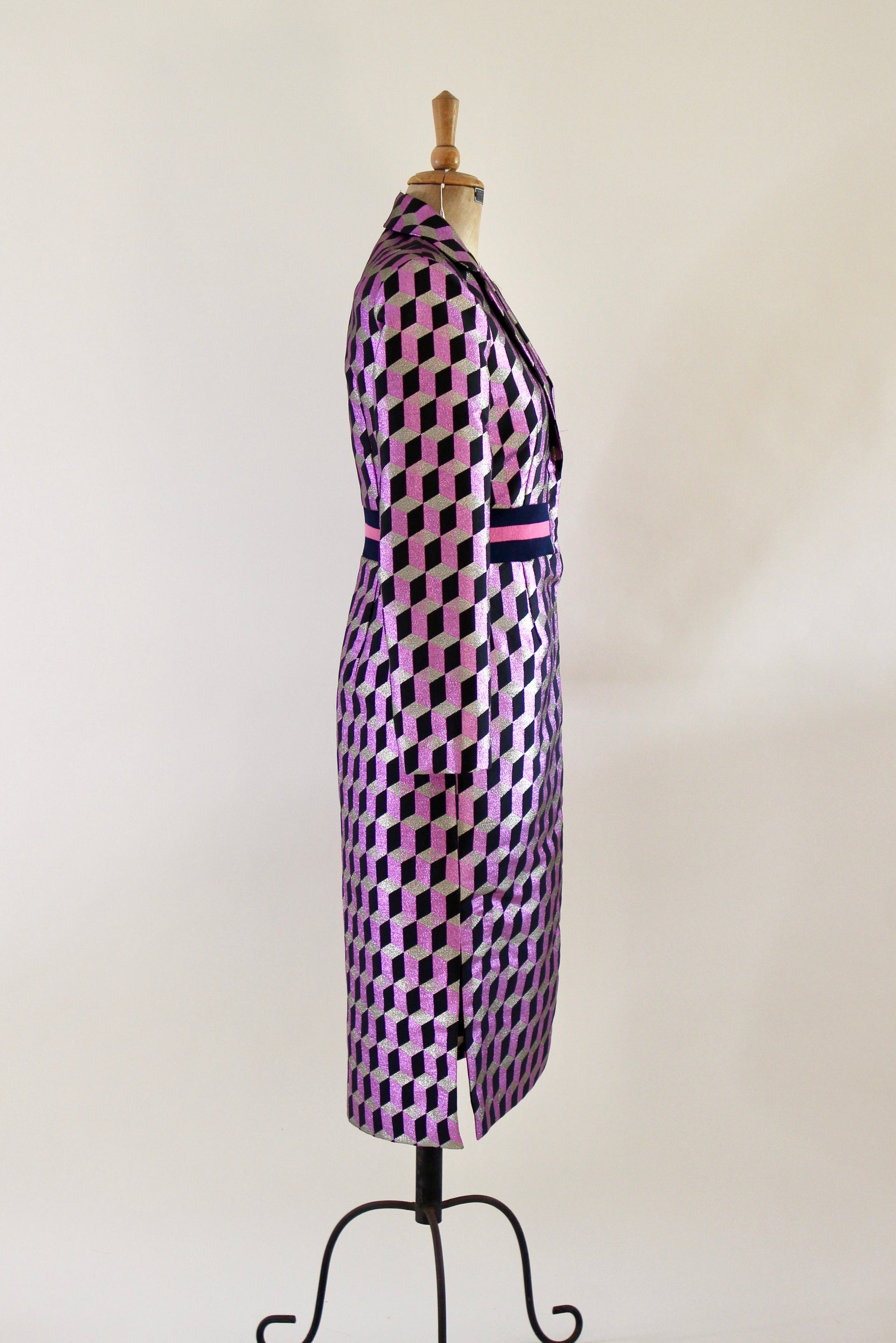 Emily in Paris Metallic Coat // Danish Design // Size S/M