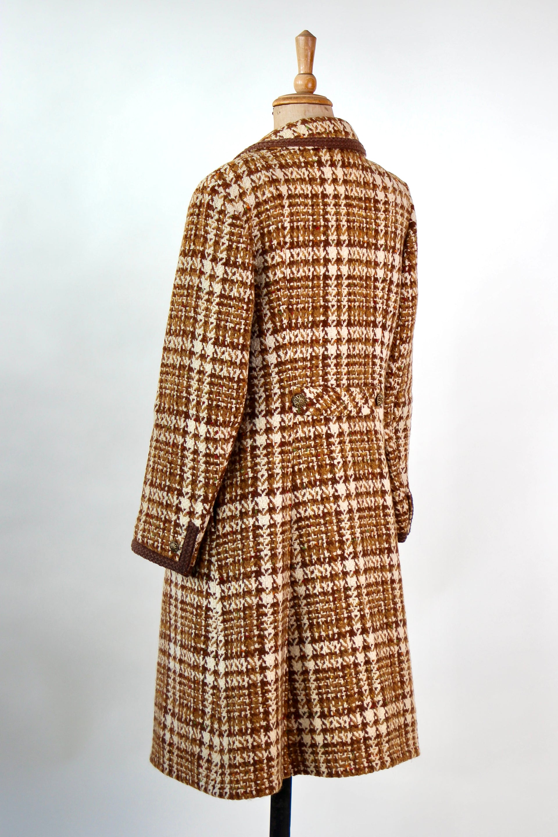1960s Designer Wool Mod Coat // Size M