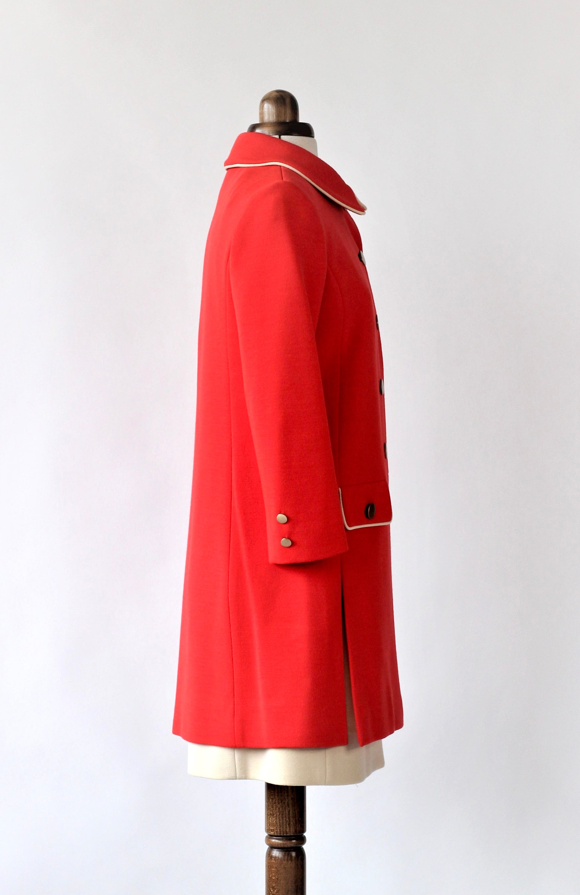 1960s French Design Wool Dress Suit// Size S/M