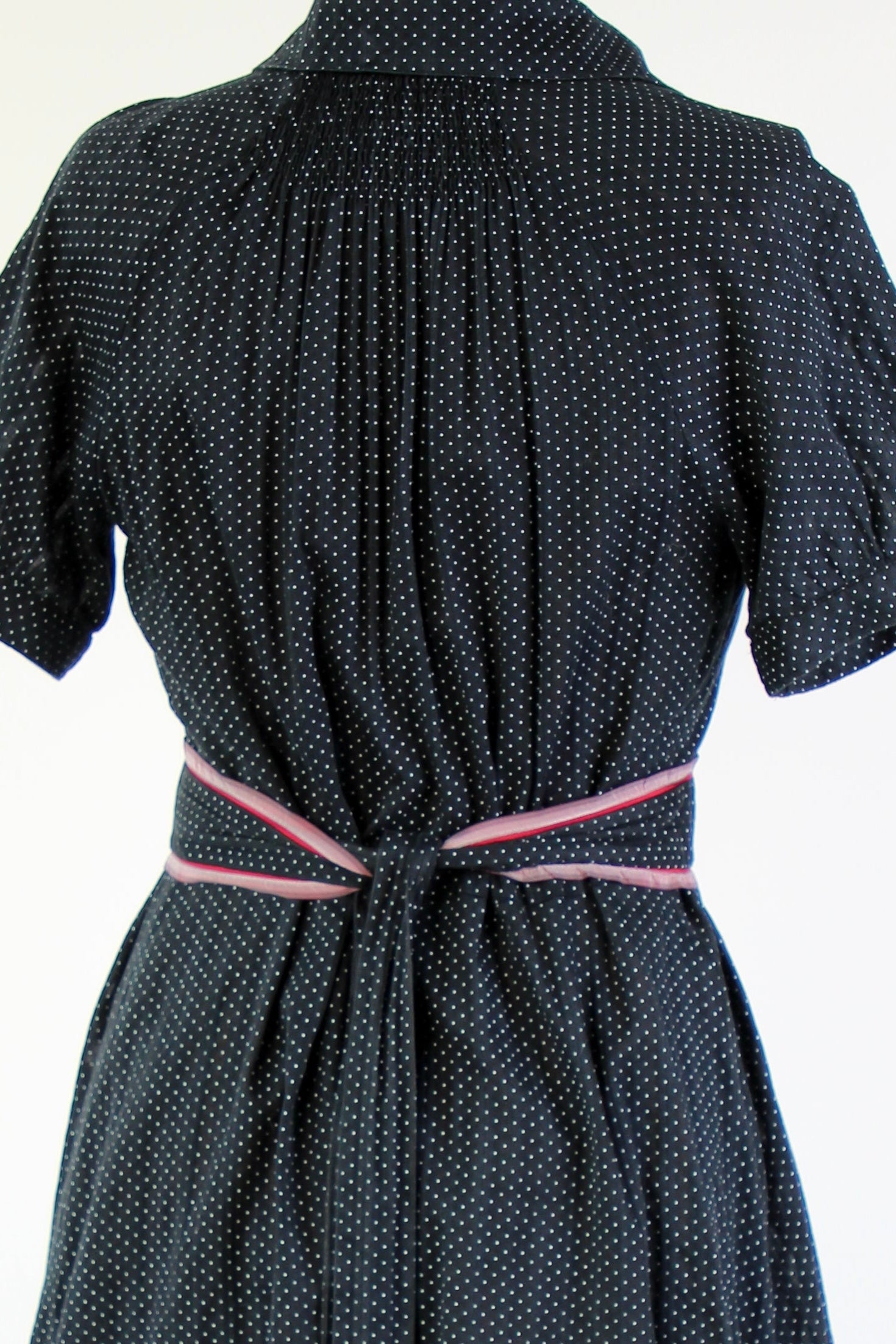 Y2K Vintage Baum und Pferdgarten Black Cotton Dress // Size L