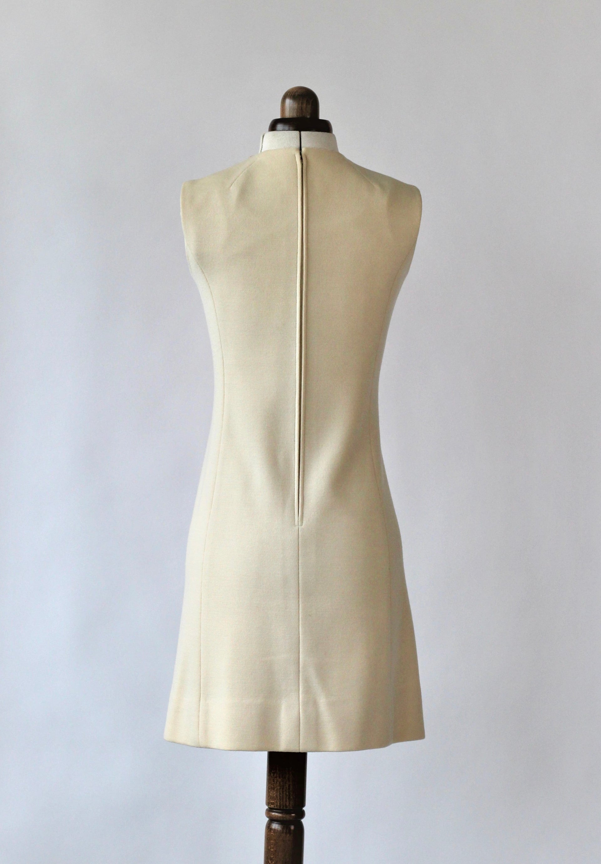 1960s French Design Wool Dress Suit// Size S/M