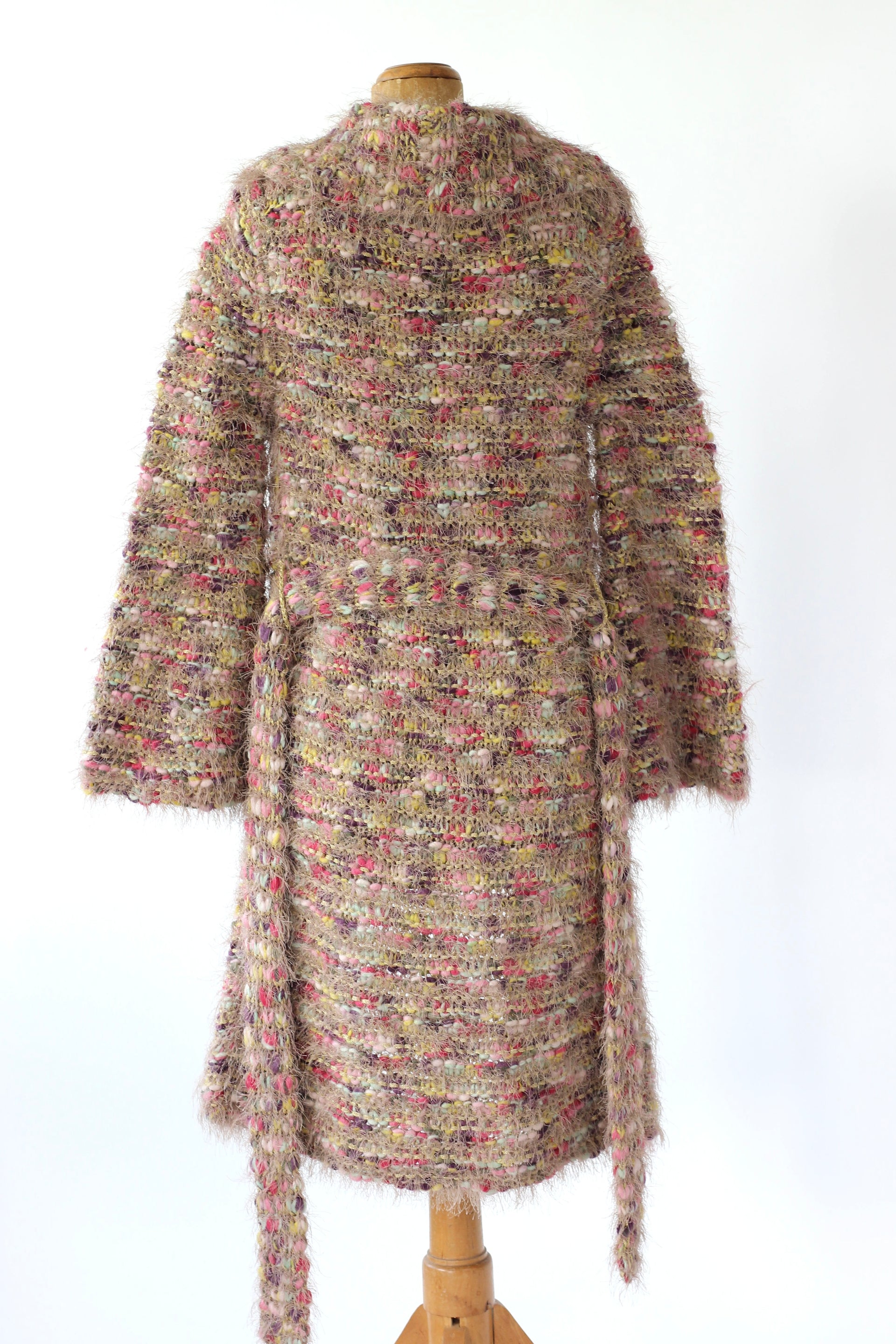 Y2K Vintage Long Wool Cardigan // Size S