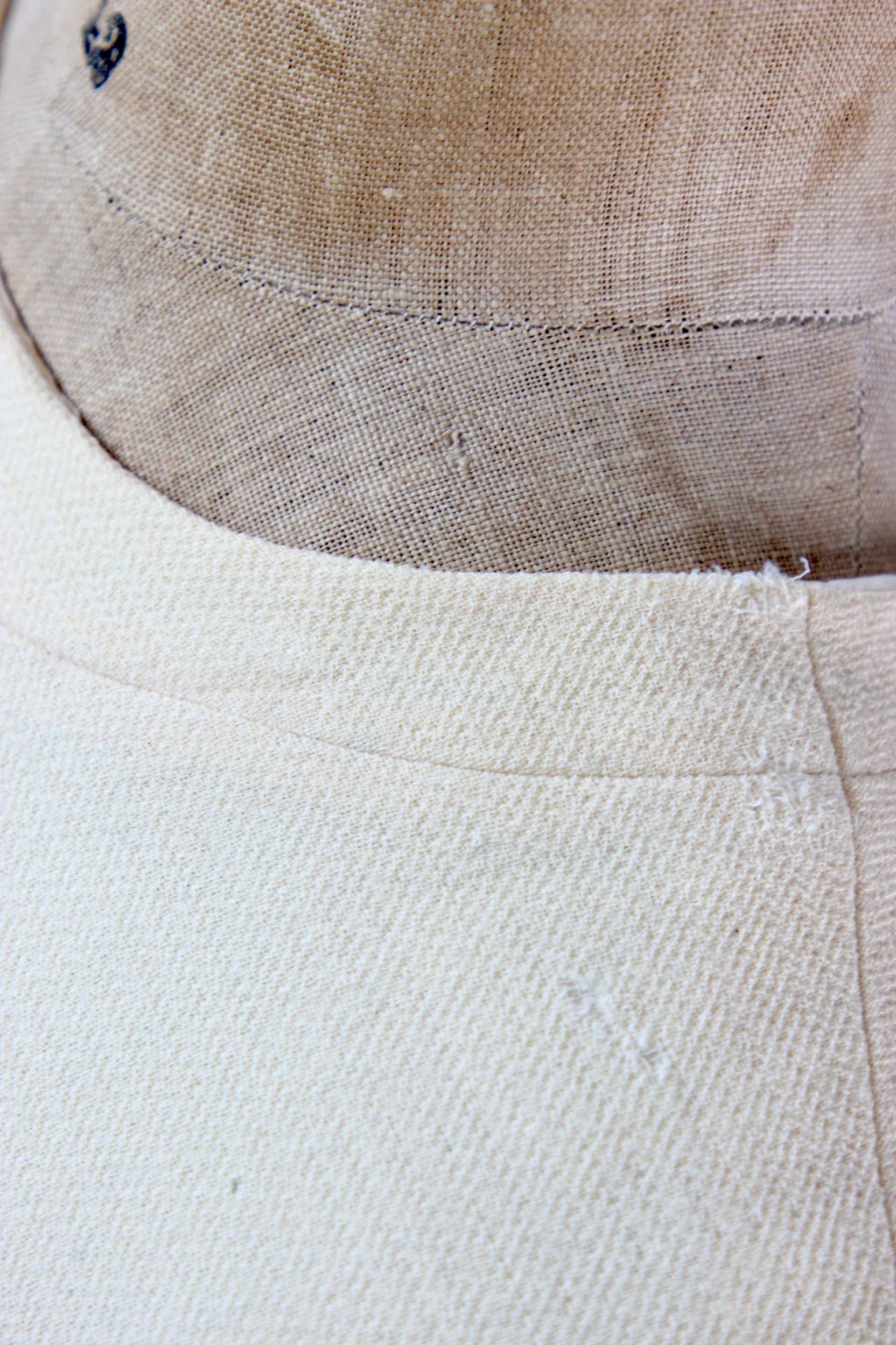 1960s Vintage Design Wool Mod Dress