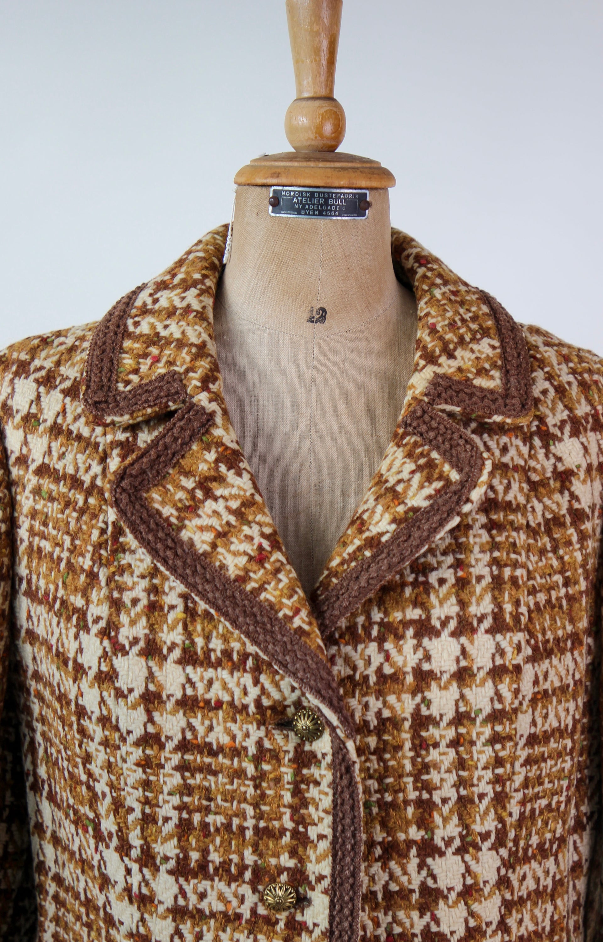 1960s Designer Wool Mod Coat // Size M