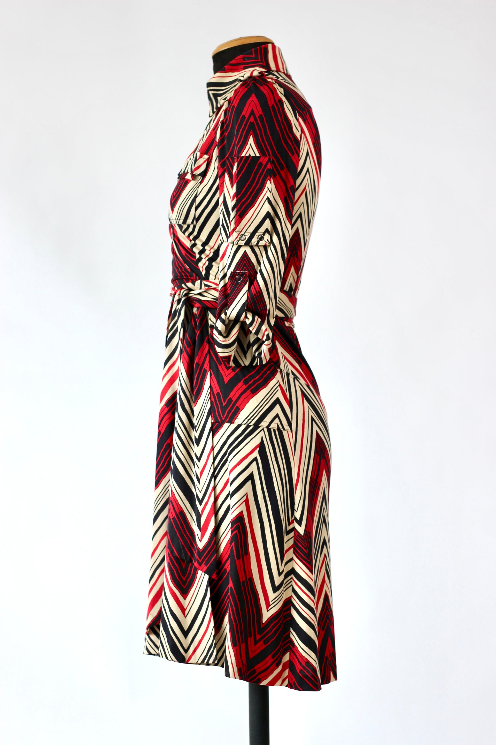 Diane von Furstenberg Vintage Silk Wrap Dress // Size M/L