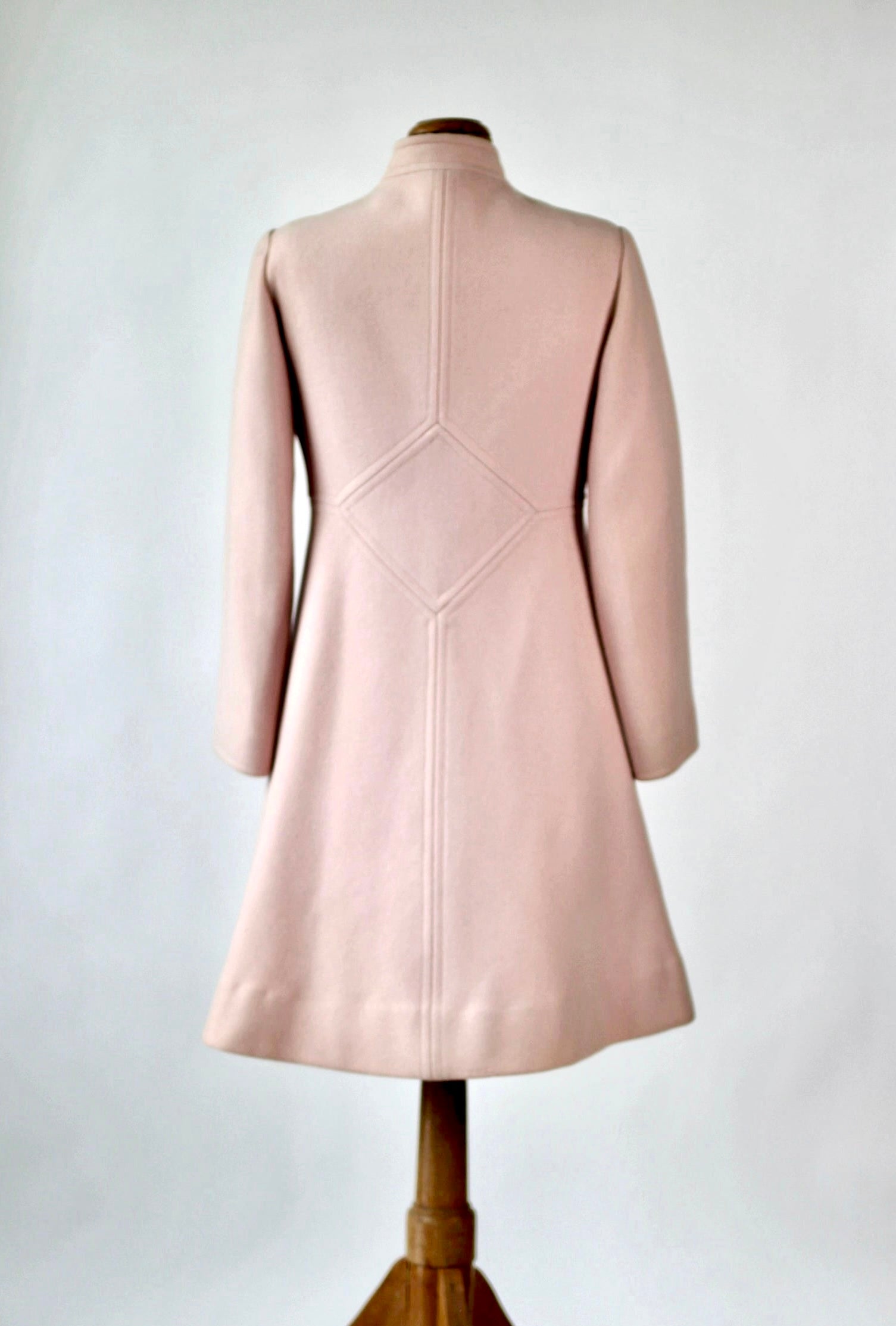 1960s Pink Wool Dress and Coat by Lanz// Size S/M