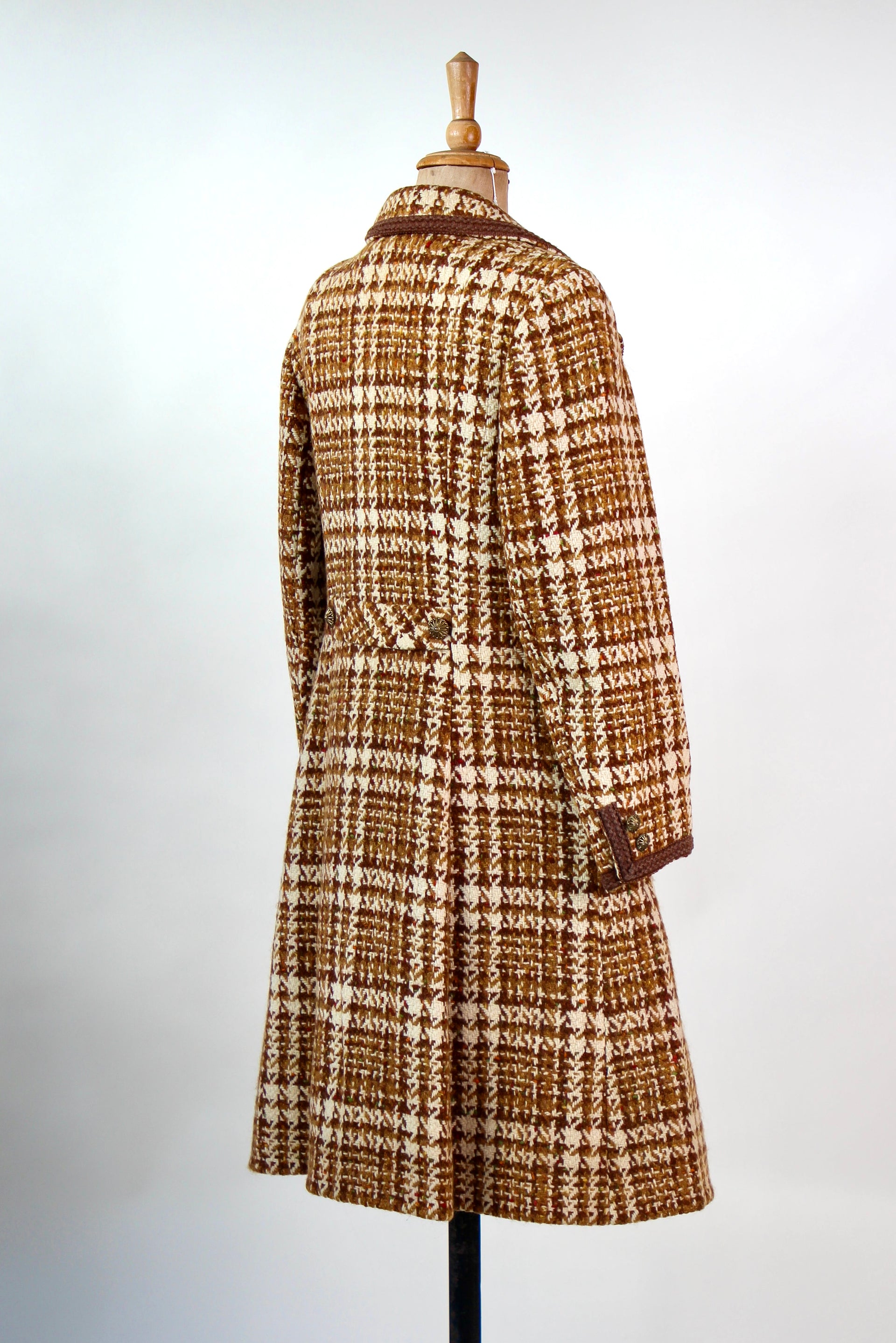 1960s Designer Wool Mod Coat // Size M