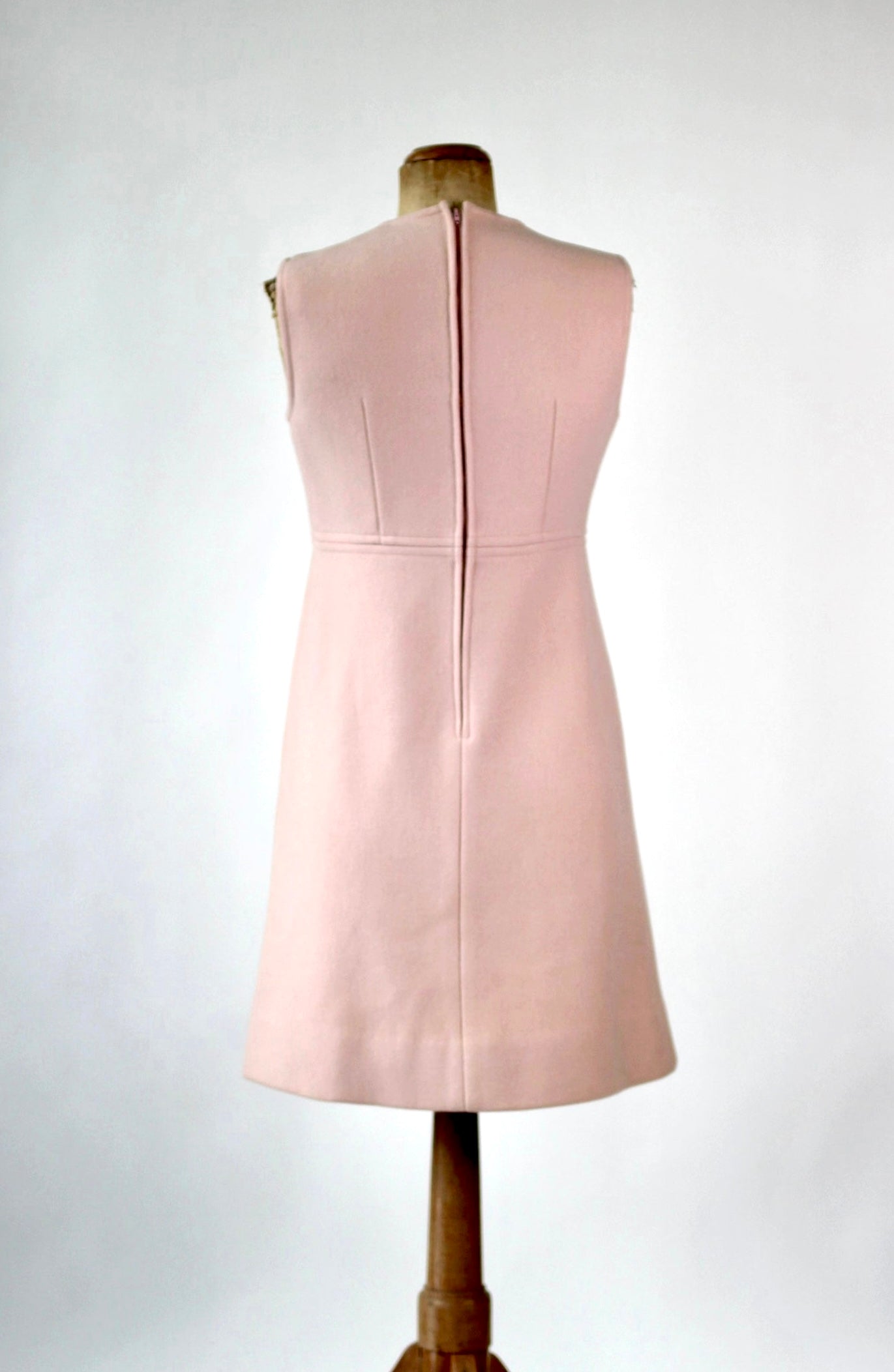1960s Pink Wool Dress and Coat by Lanz// Size S/M