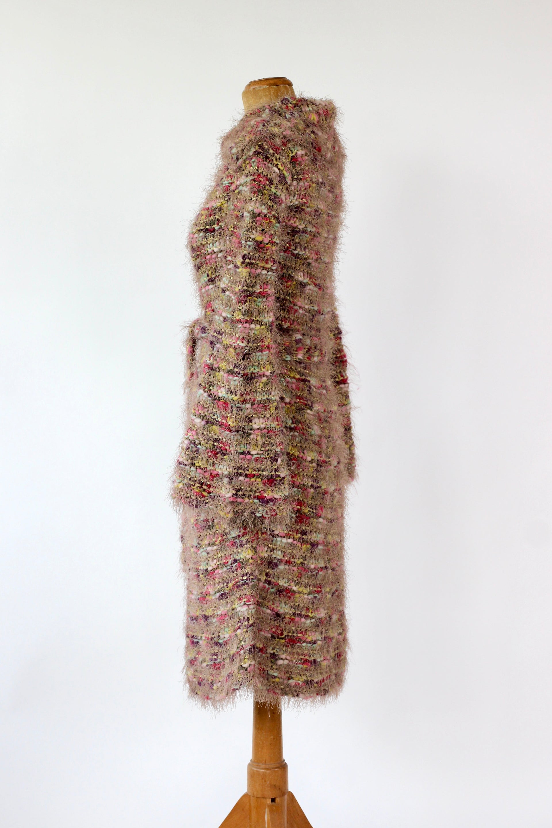 Y2K Vintage Long Wool Cardigan // Size S