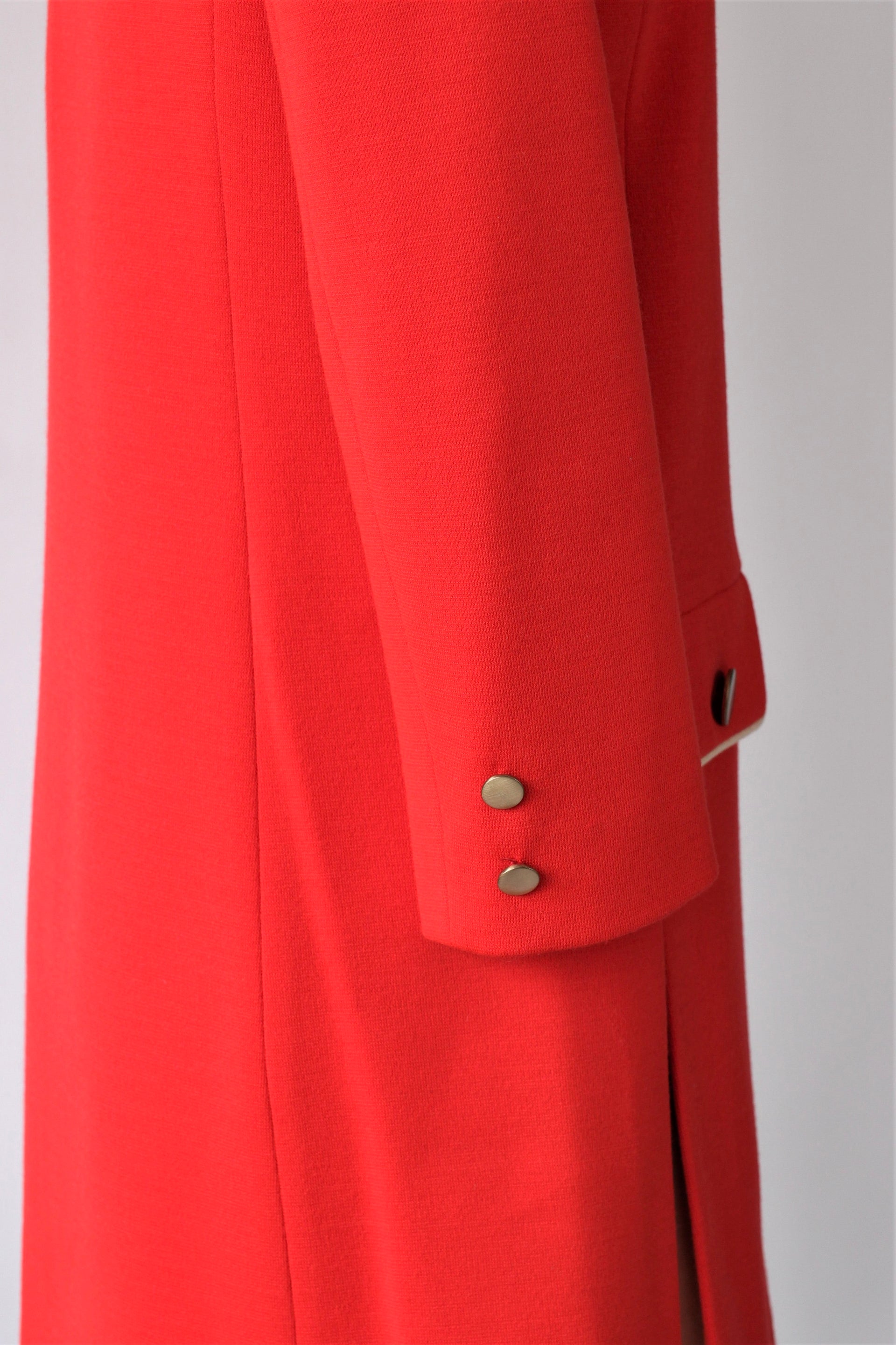 1960s French Design Wool Dress Suit// Size S/M