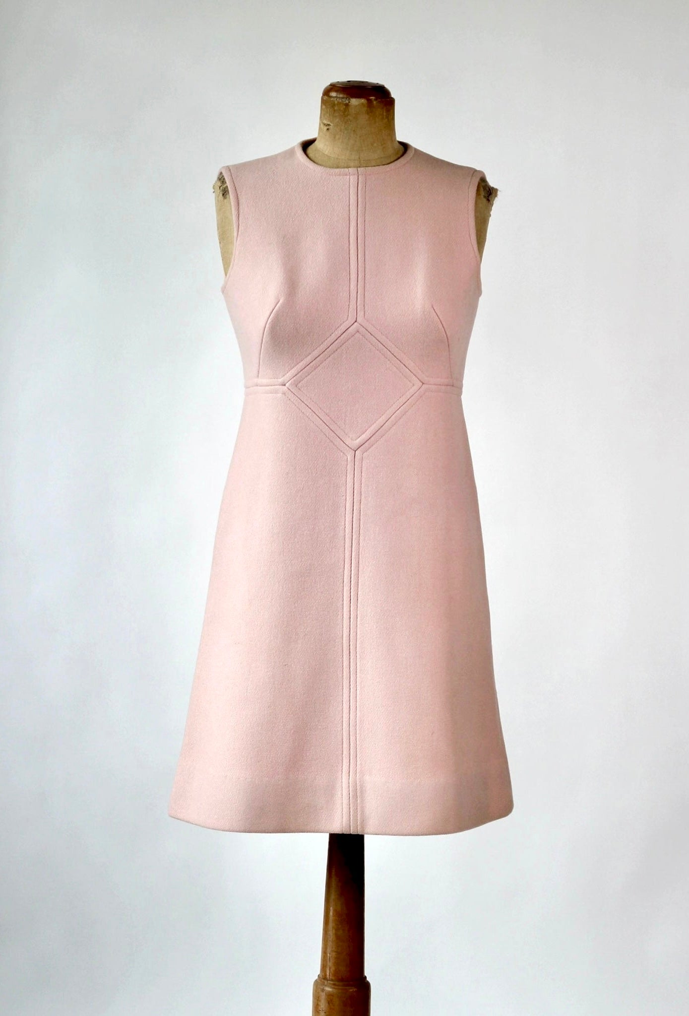1960s Pink Wool Dress and Coat by Lanz// Size S/M