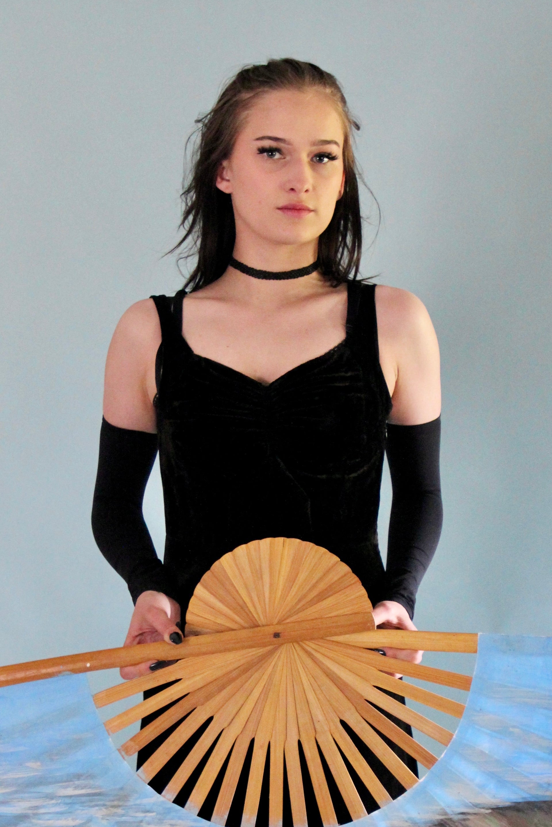 1930s Vintage Dark Brown and Black Velvet Evening Dress // Size XS/S