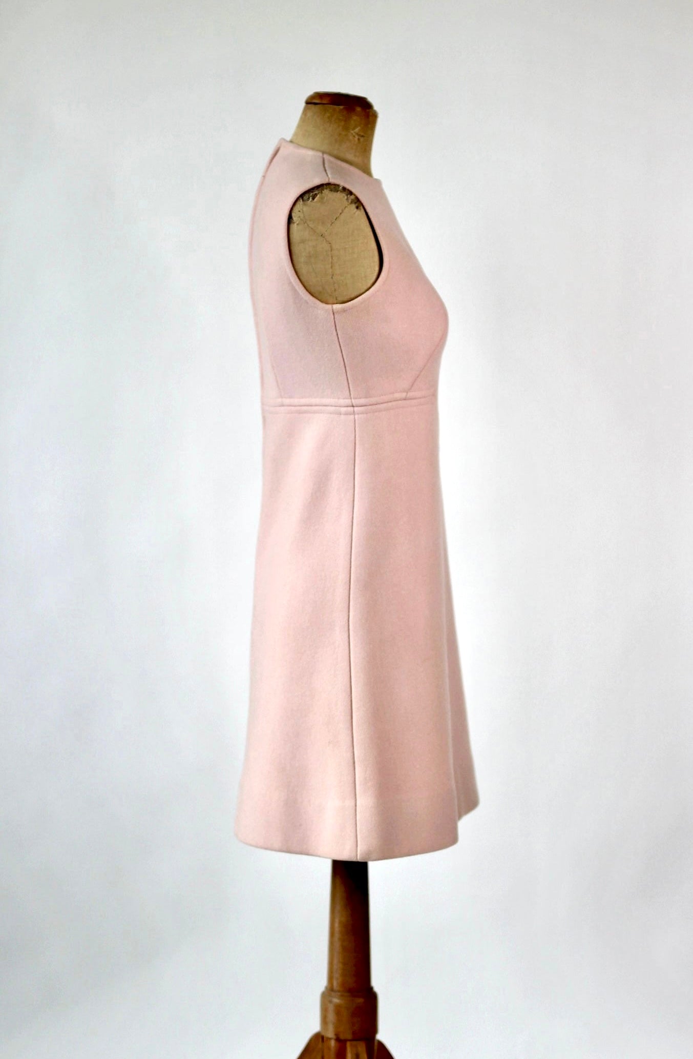 1960s Pink Wool Dress and Coat by Lanz// Size S/M