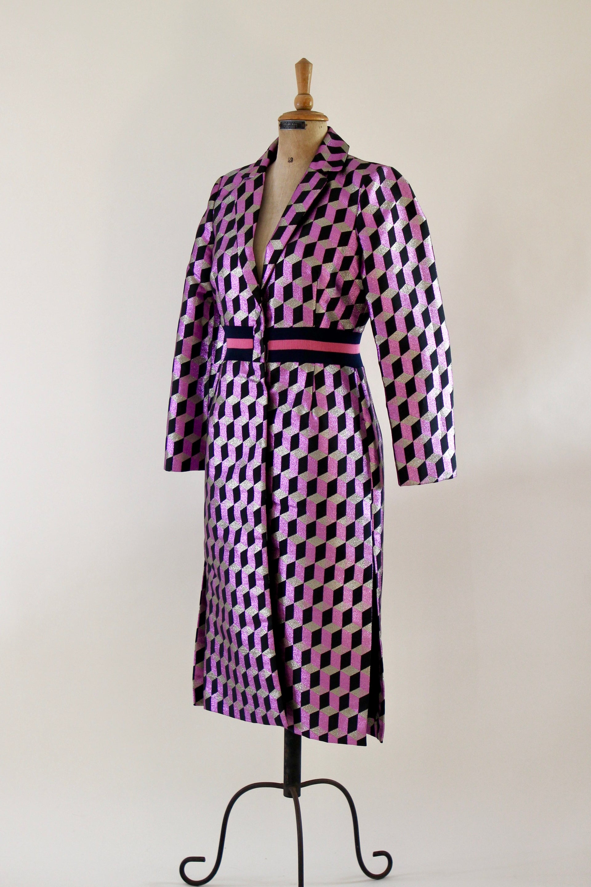Emily in Paris Metallic Coat // Danish Design // Size S/M