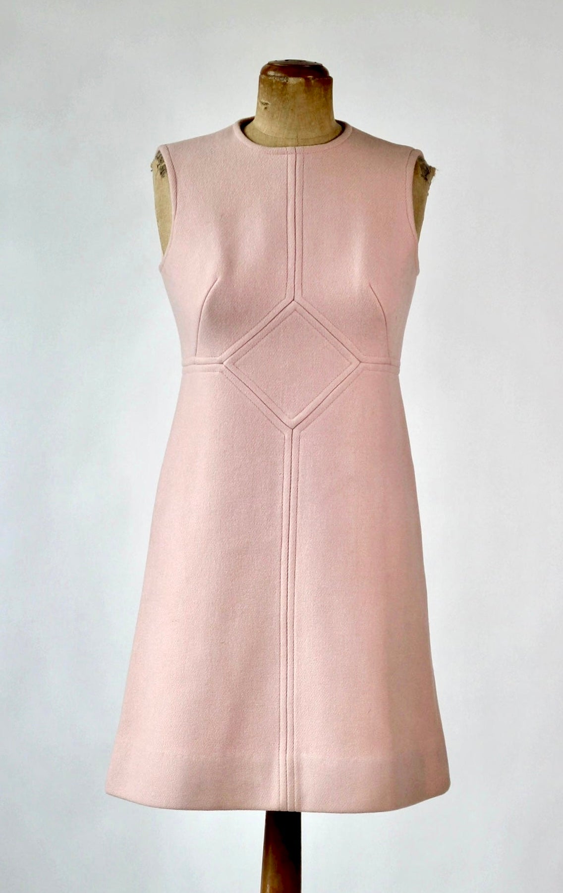 1960s Pink Wool Dress and Coat by Lanz// Size S/M