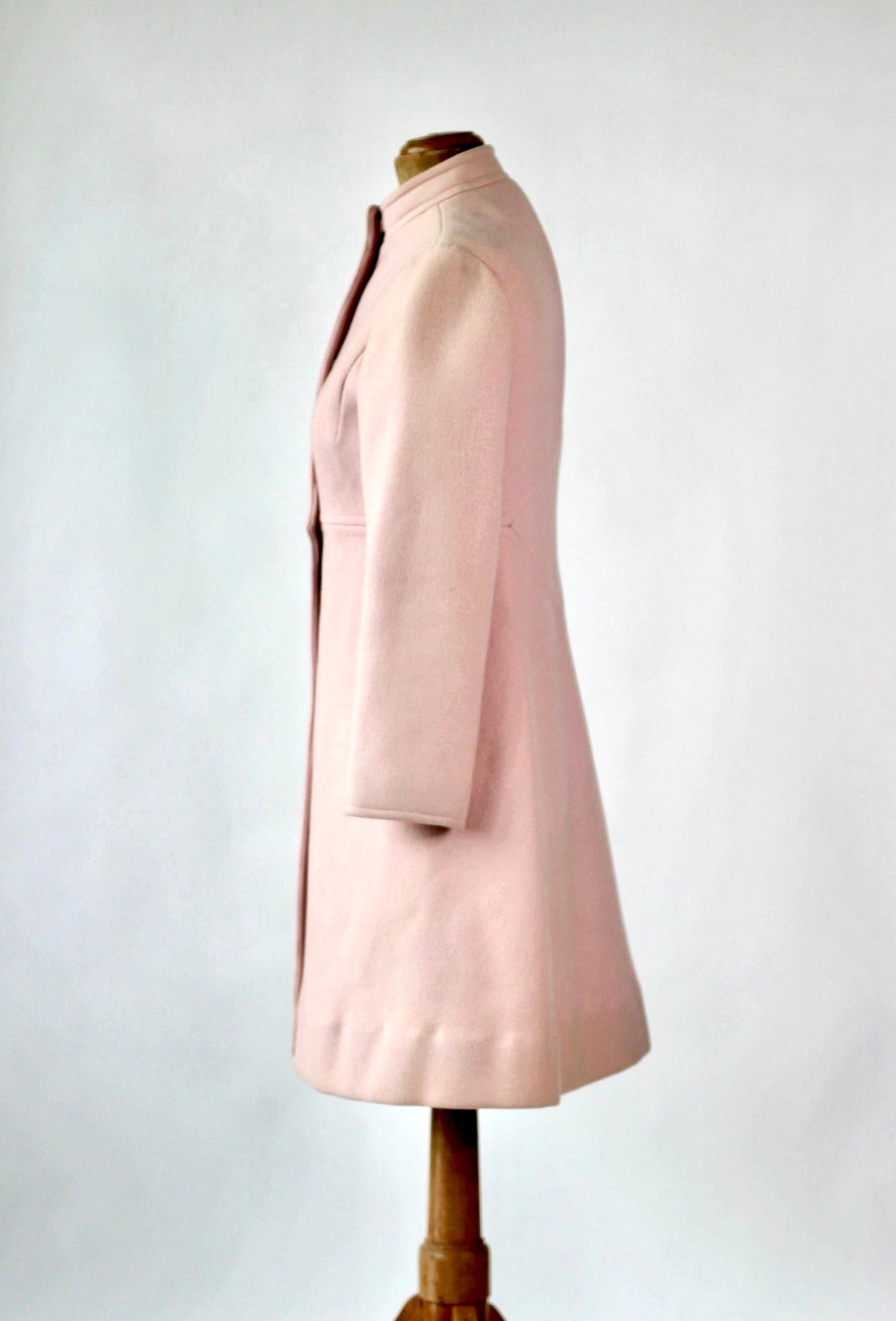 1960s Pink Wool Dress and Coat by Lanz// Size S/M