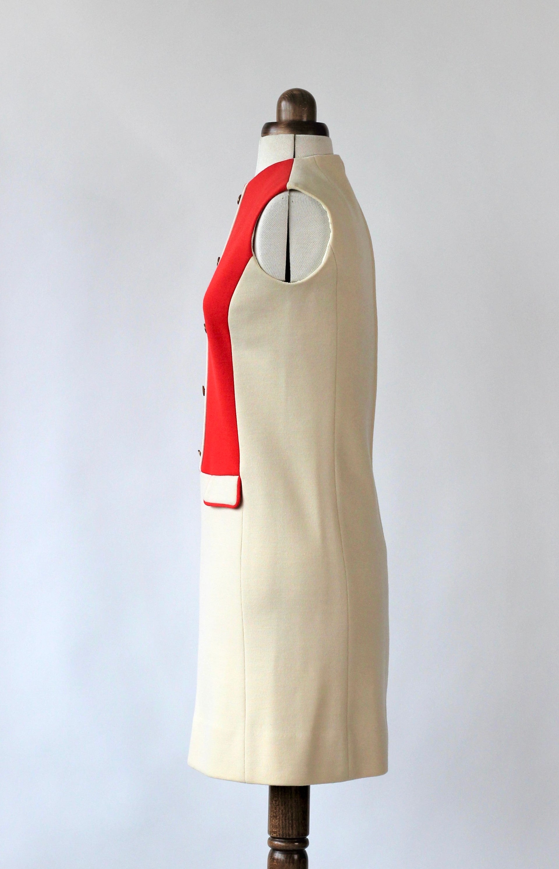 1960s French Design Wool Dress Suit// Size S/M