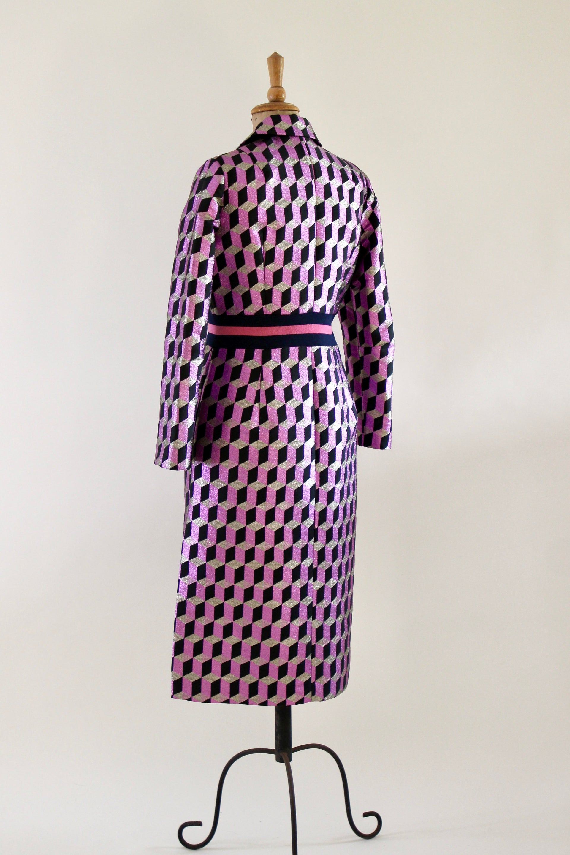 Emily in Paris Metallic Coat // Danish Design // Size S/M
